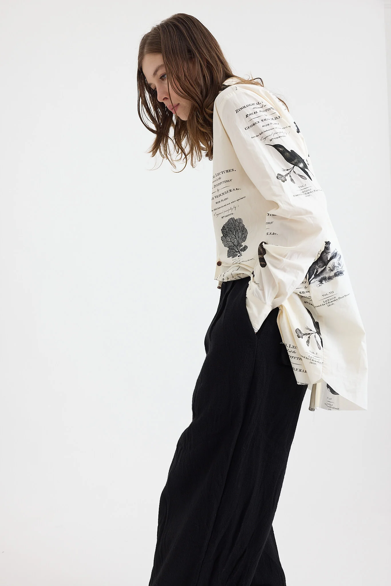 Aleksandr Manamis - Black Linen Cotton Pant - Image 3