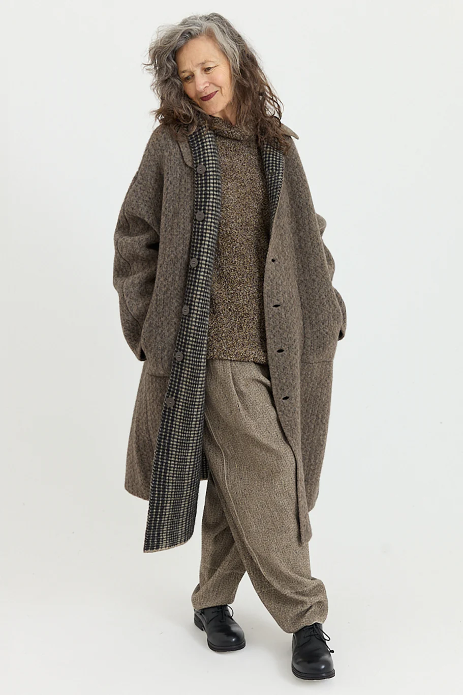 Boboutic - Reversible Coat - Natural/Brown - Image 4