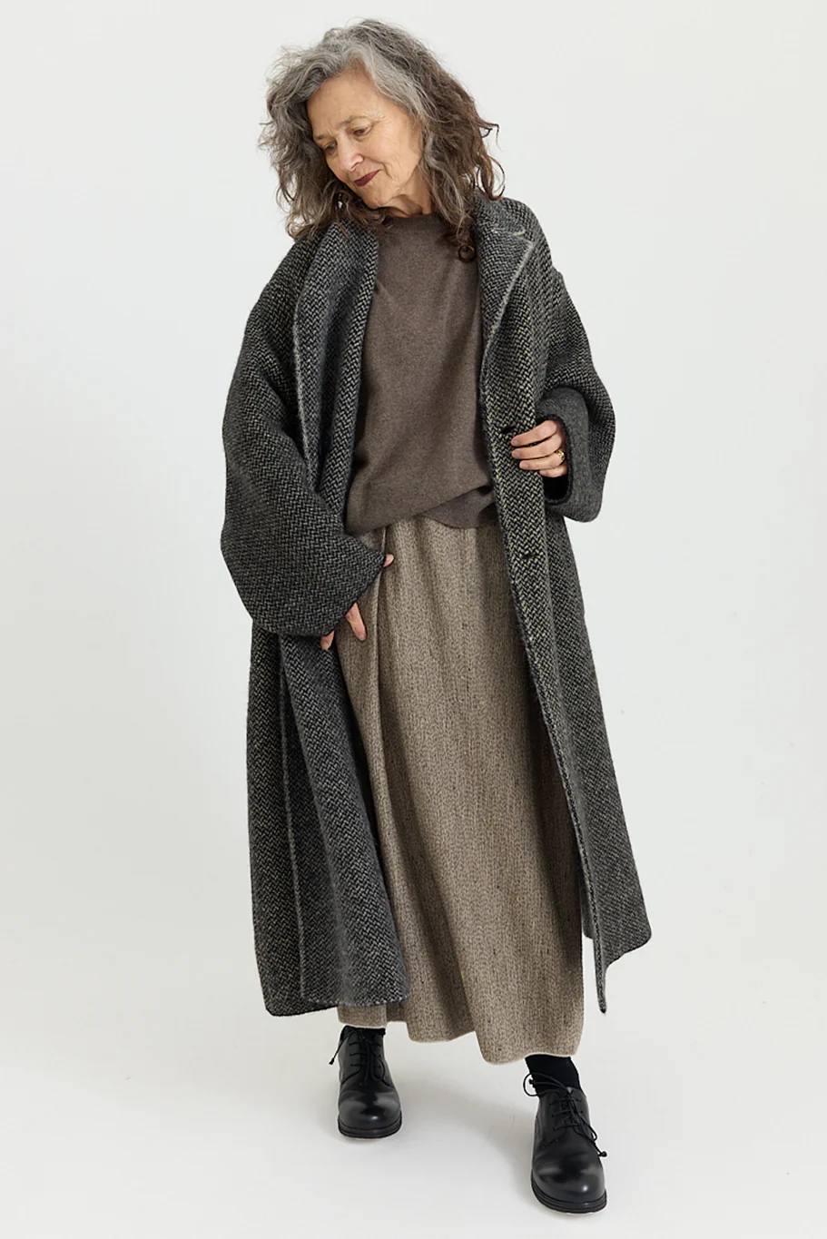Boboutic - Double Breasted Coat - Black/Natural - Image 4