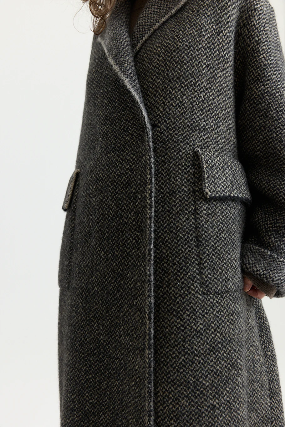 Boboutic - Double Breasted Coat - Black/Natural - Image 5