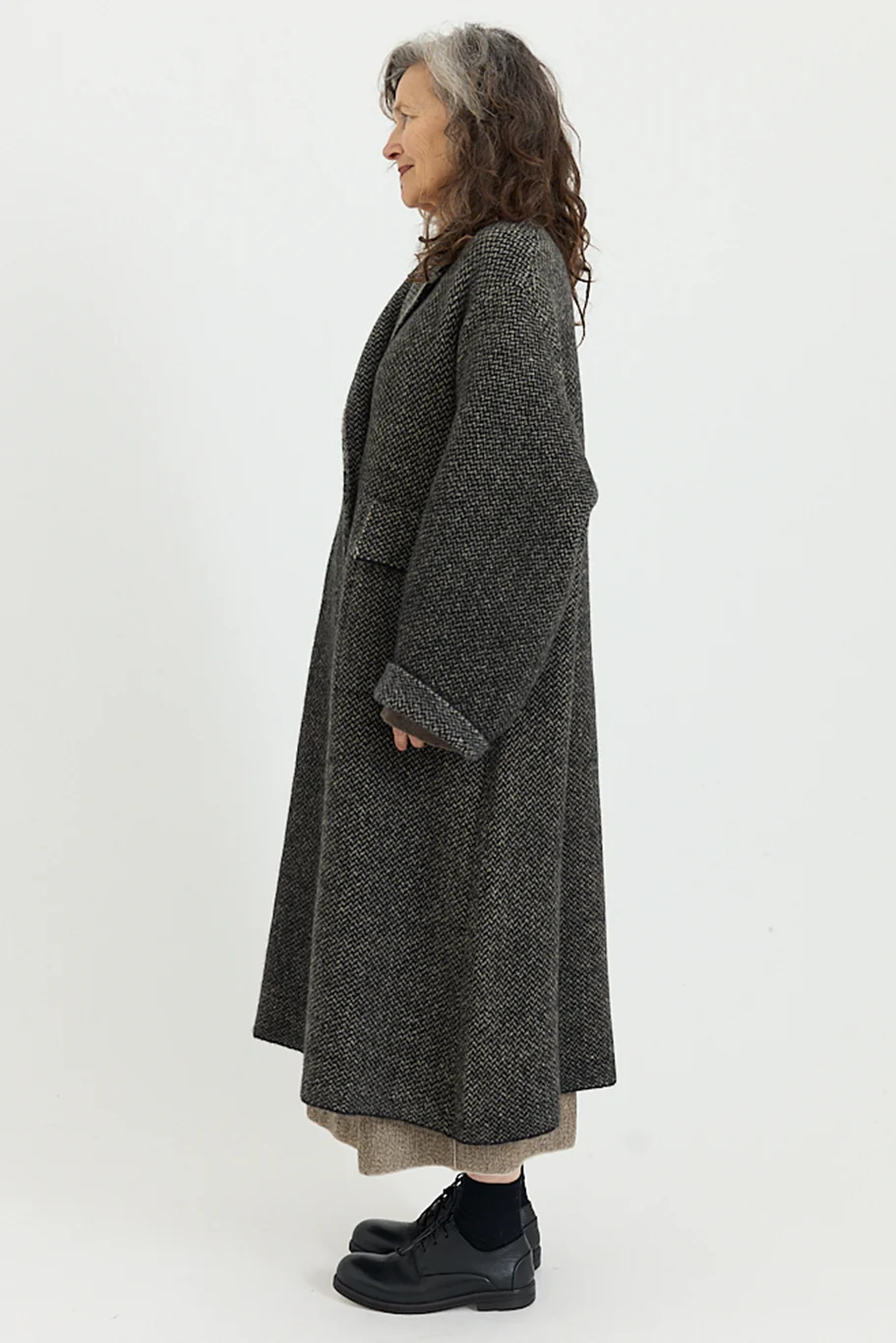 Boboutic - Double Breasted Coat - Black/Natural - Image 7