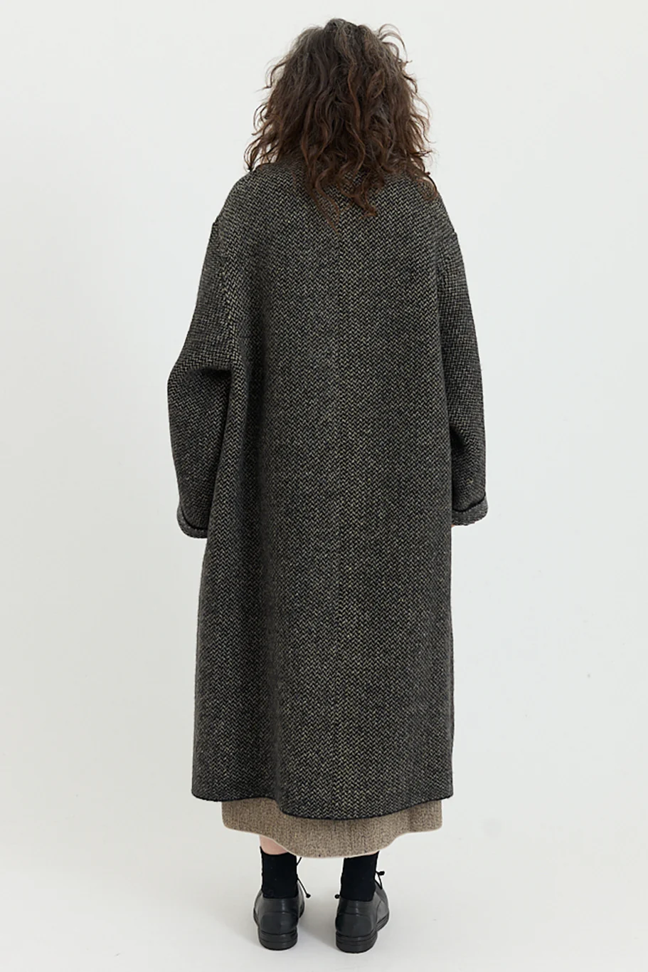 Boboutic - Double Breasted Coat - Black/Natural - Image 8