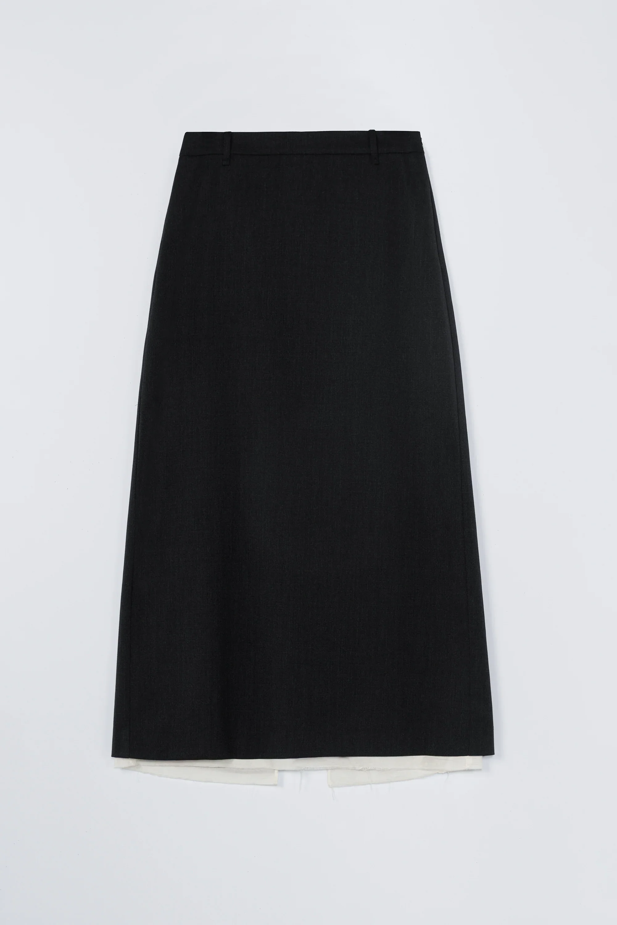 Cordera - Tailoring Long Skirt - Anthracite - Image 4