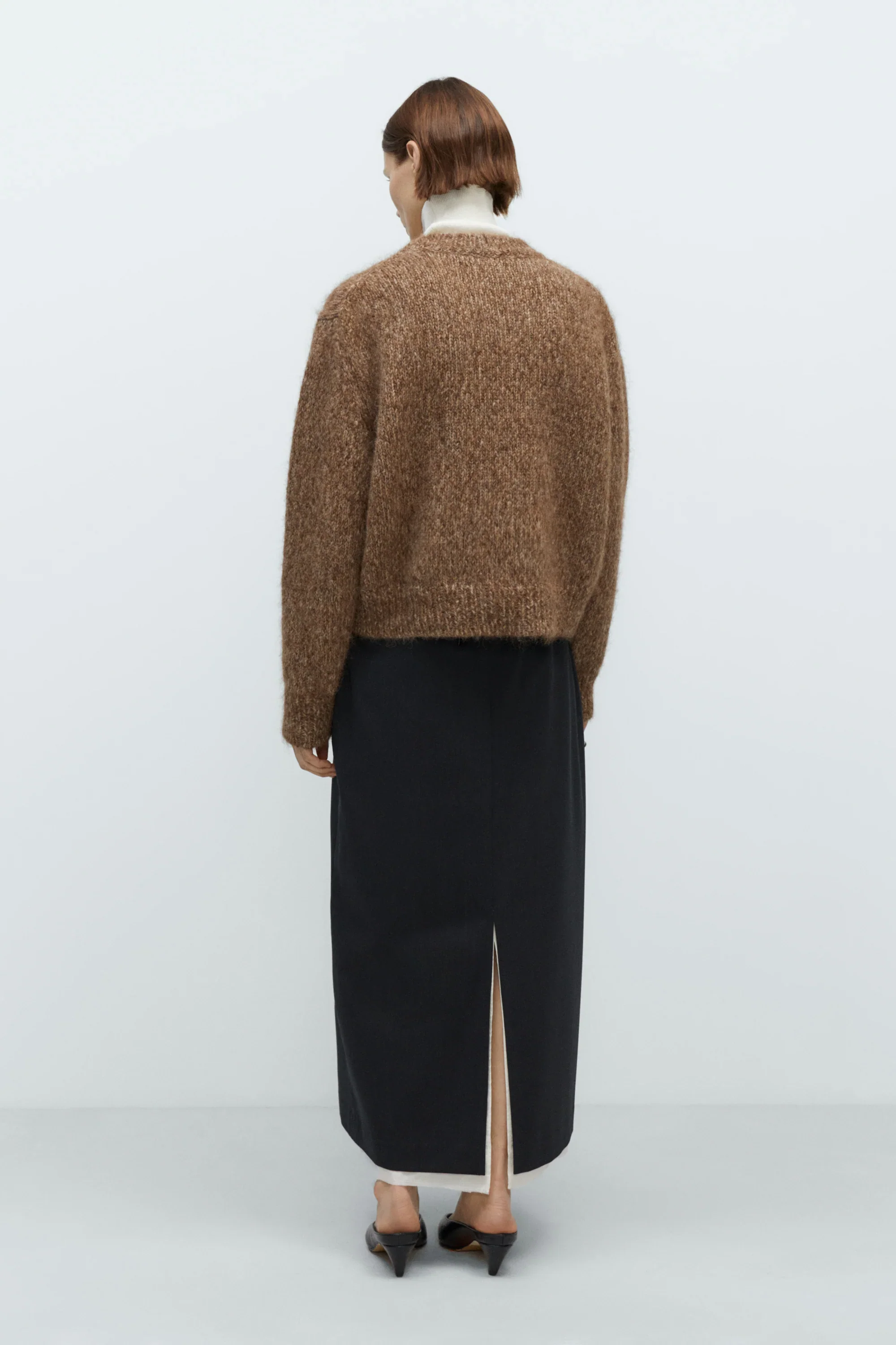 Cordera - Chunky Sweater - Brown Melange - Image 2
