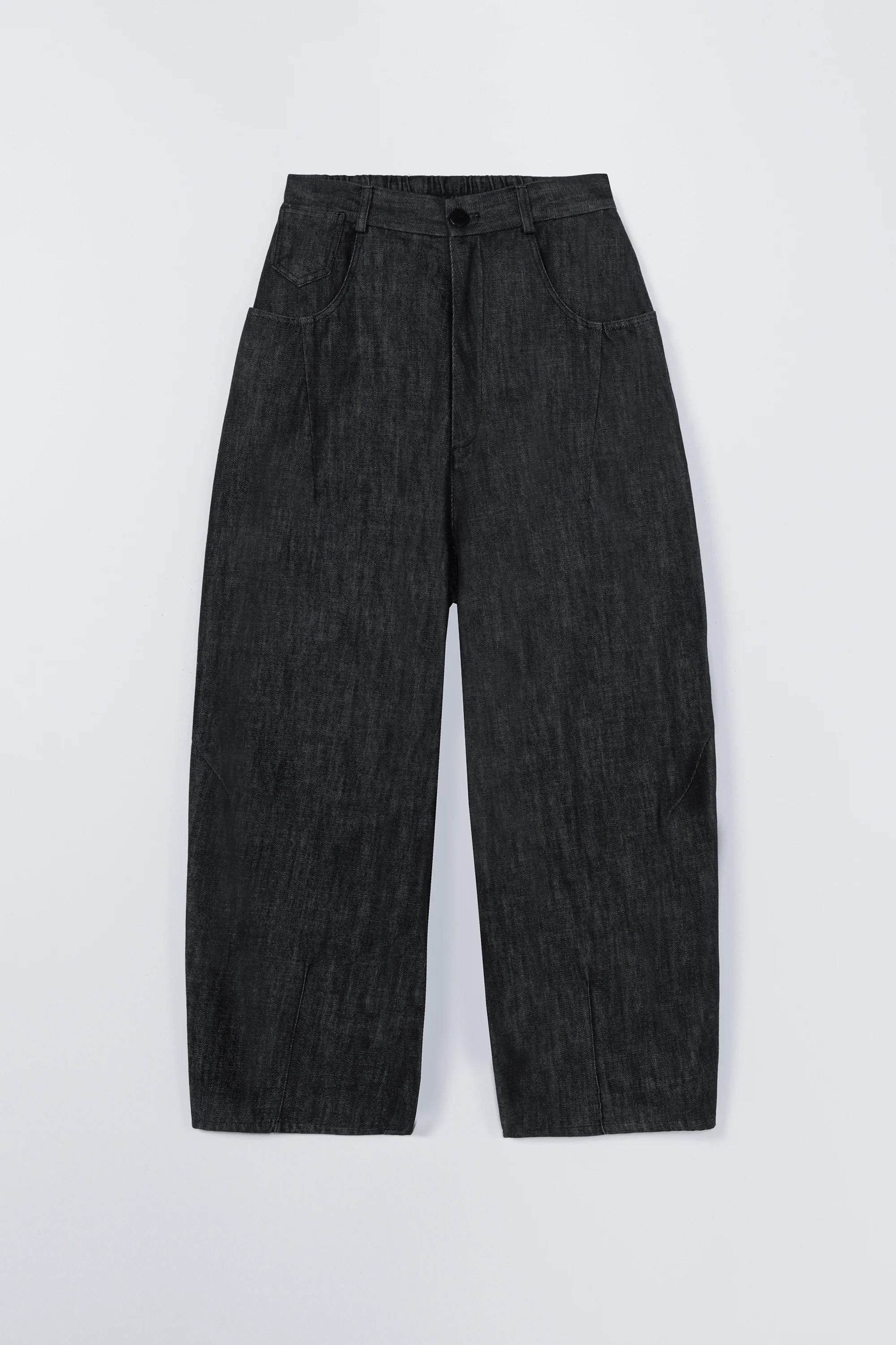 Cordera - Denim Baggy Pants - Black - Image 4