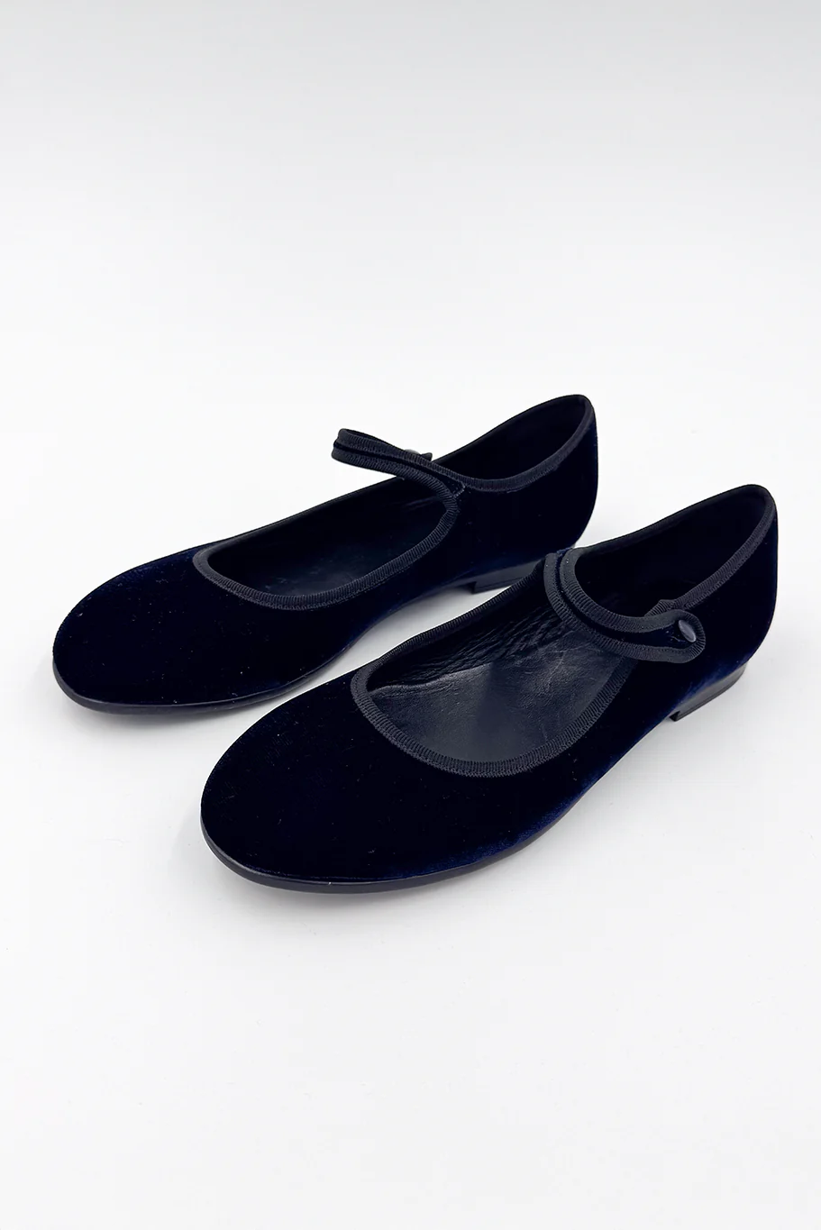 Daniela Gregis - Ballerina Bottoncino Profilo Shoe - Navy Blue