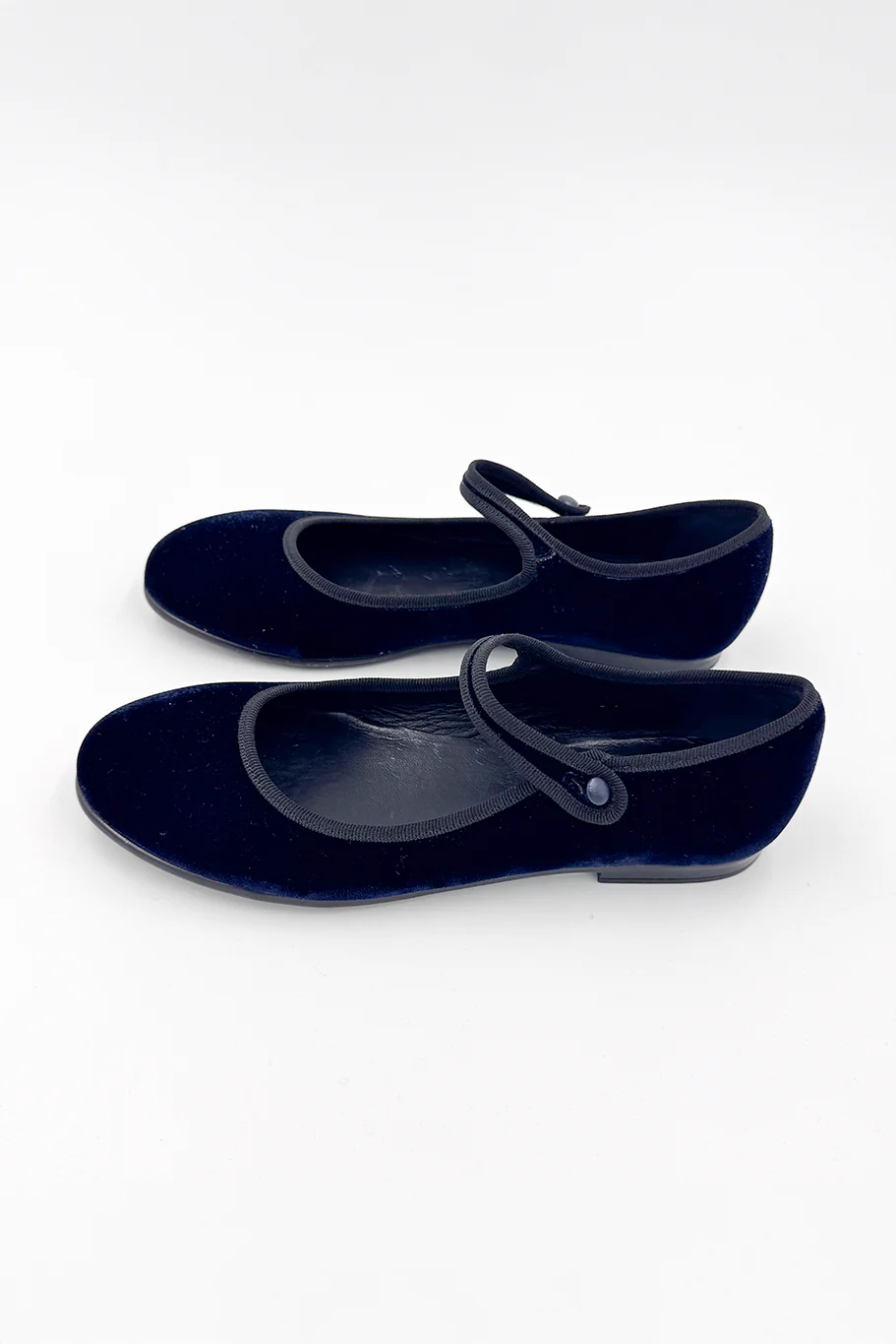 Daniela Gregis - Ballerina Bottoncino Profilo Shoe - Navy Blue - Image 3