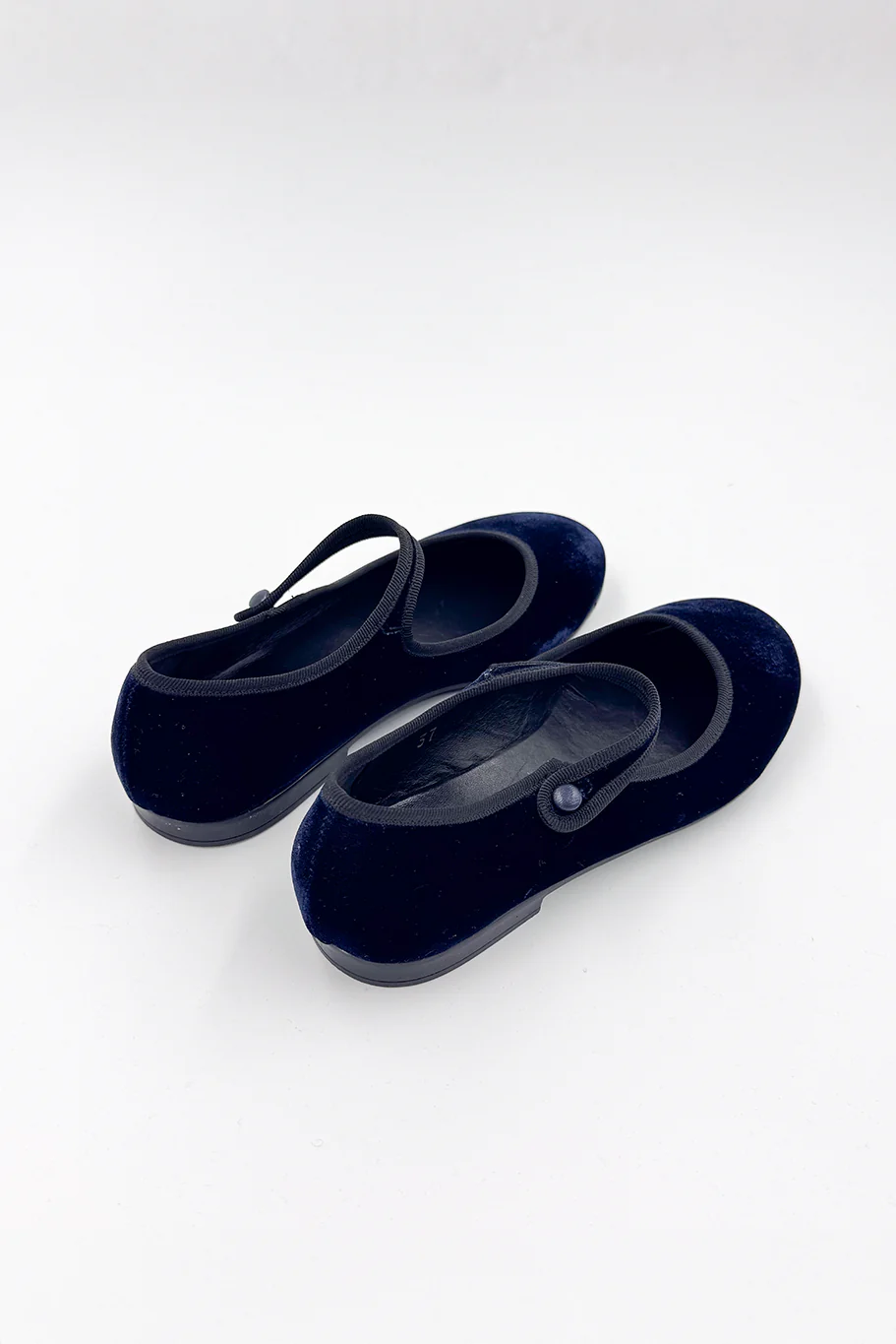Daniela Gregis - Ballerina Bottoncino Profilo Shoe - Navy Blue - Image 5