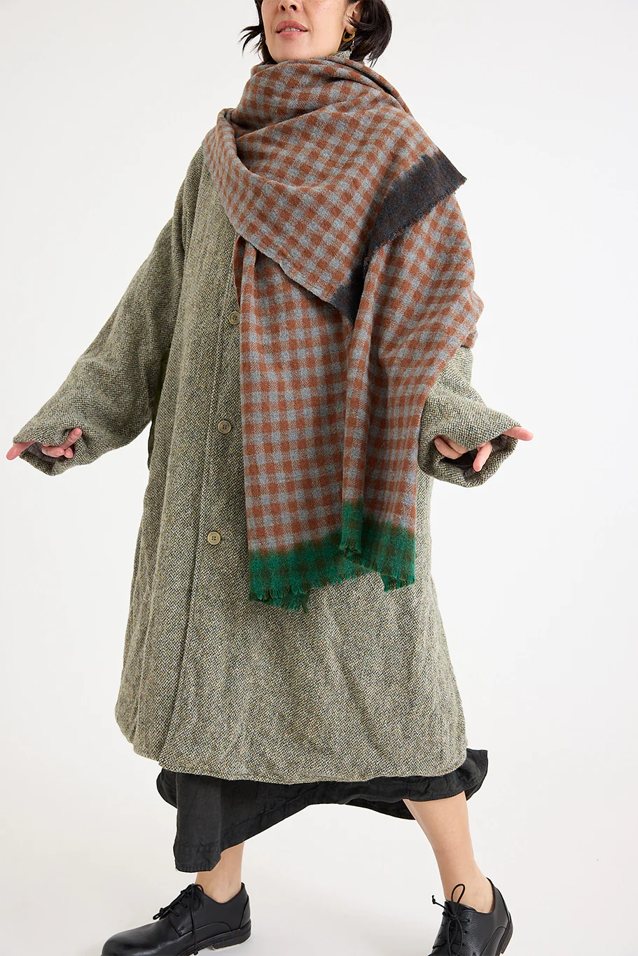 Lovat + Green - Beatles Scarf - Brown