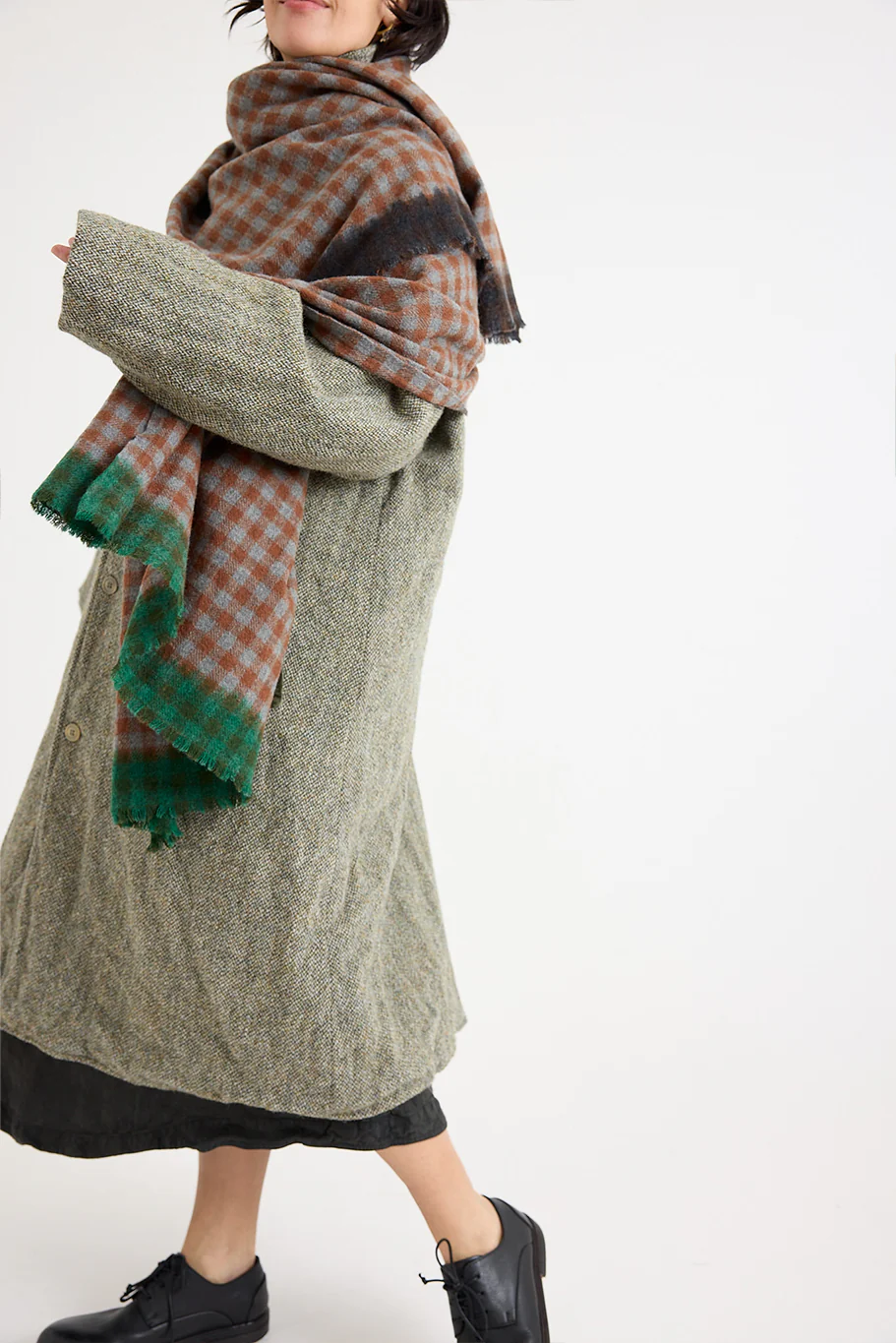 Lovat + Green - Beatles Scarf - Brown - Image 2