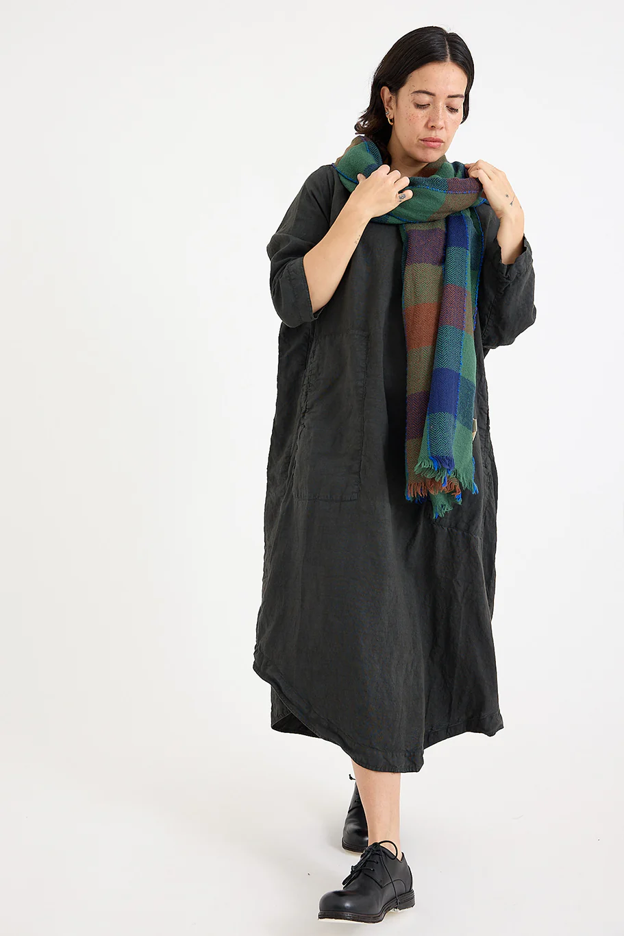 Lovat + Green - Mozart Scarf - Green - Image 2