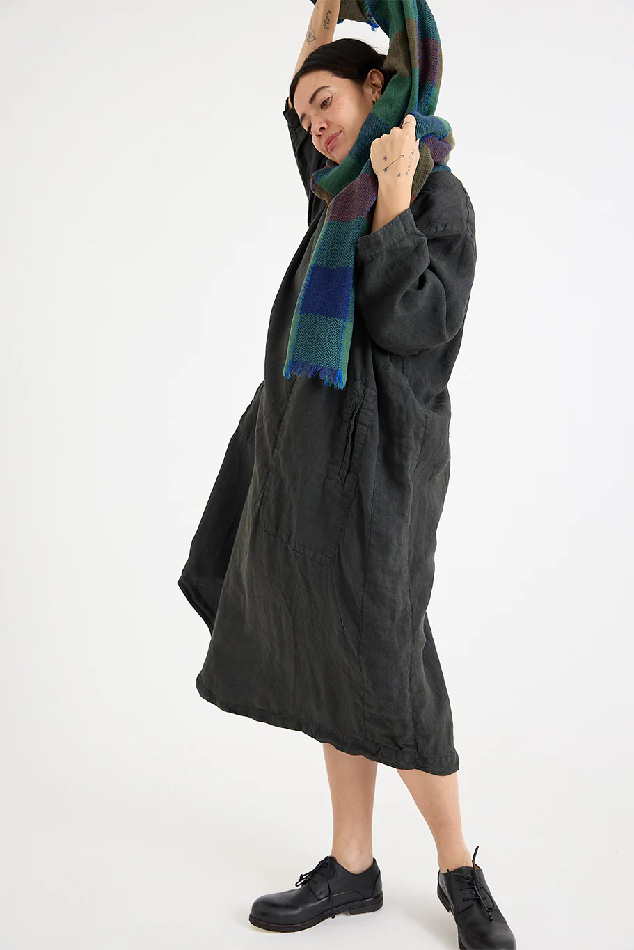Lovat + Green - Mozart Scarf - Green - Image 6