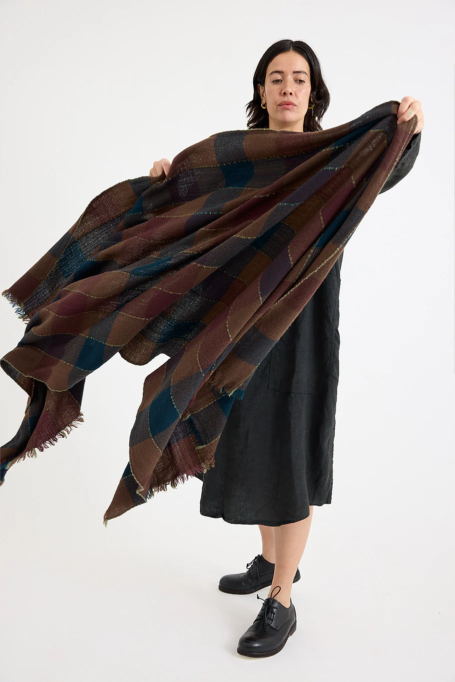 Lovat + Green - Mozart Scarf - Petrol - Image 3