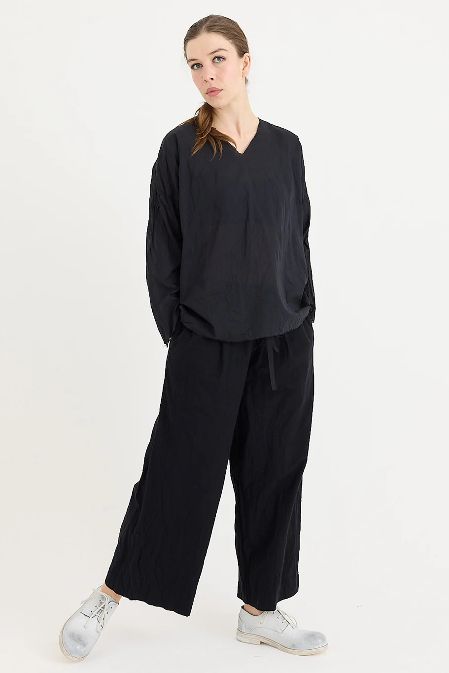 SCHA - Cotton Flannel - Deep Pockets - Wide Leg Pant - Image 6