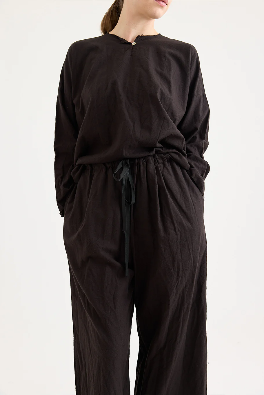 SCHA - Cotton Flannel - Deep Pockets - Wide Leg Pant - Image 7