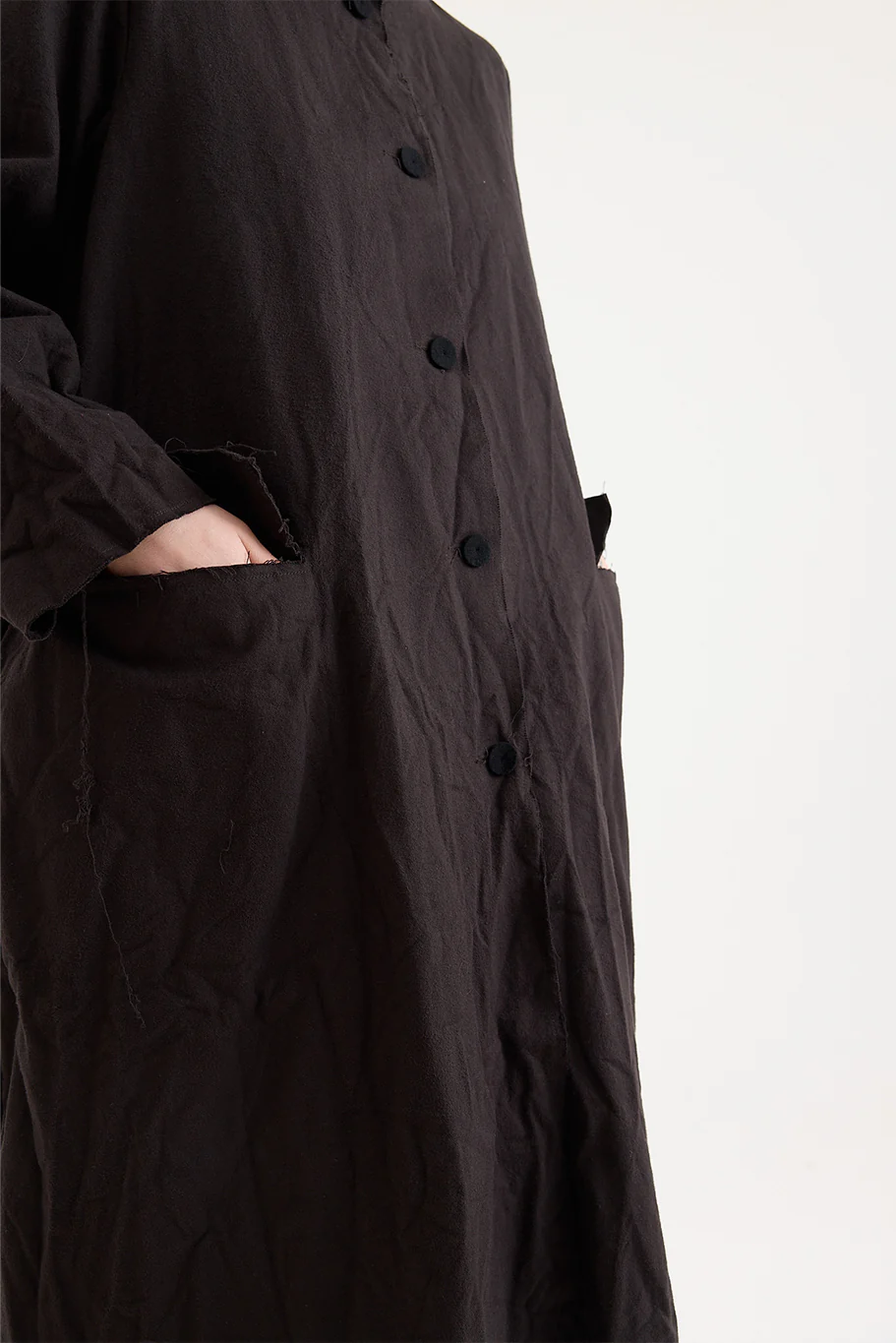 SCHA - Cotton Flannel - Button-Down Cosy Coat - Image 4