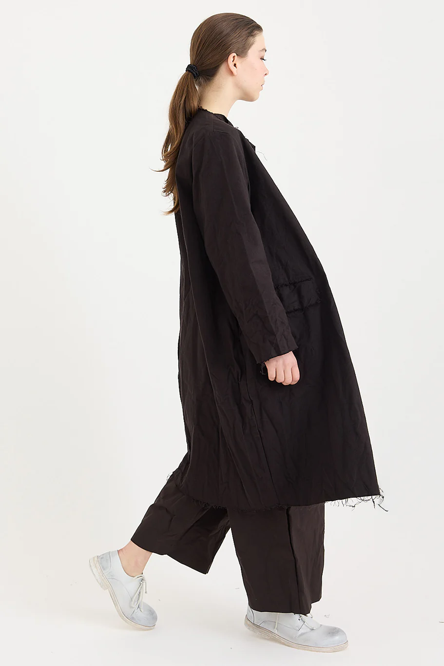 SCHA - Waxed Cotton - Deep Pockets - Wide Leg Pant - Image 6