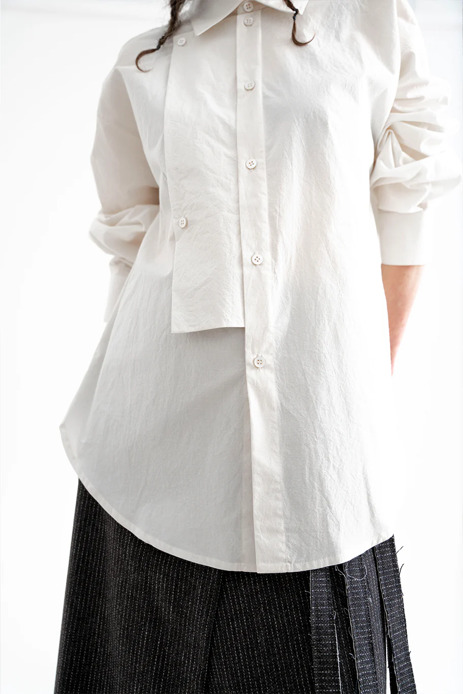 Wright + Doyle - Beaduc Shirt - Chalk - Image 2