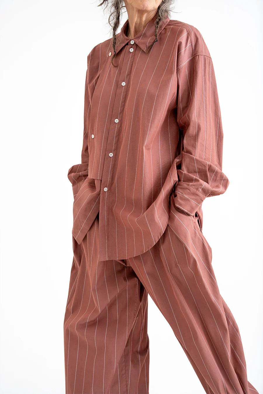 Wright + Doyle - Beaduc Shirt - Pompeian Stripe - Image 2
