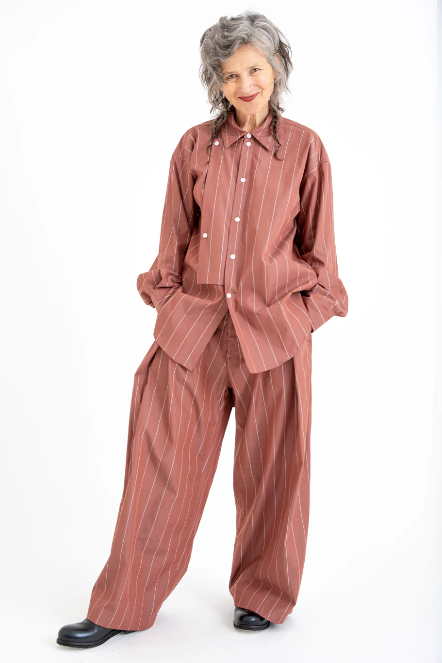 Wright + Doyle - Kassel Trousers - Pompeian Stripe