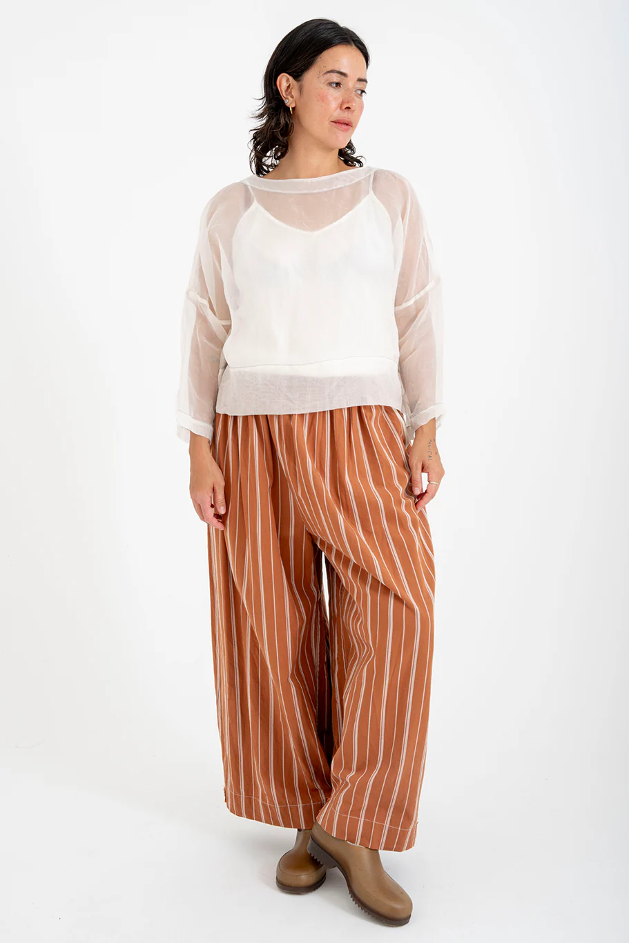 Bukeshla - Briar Box Top - Cream Organza