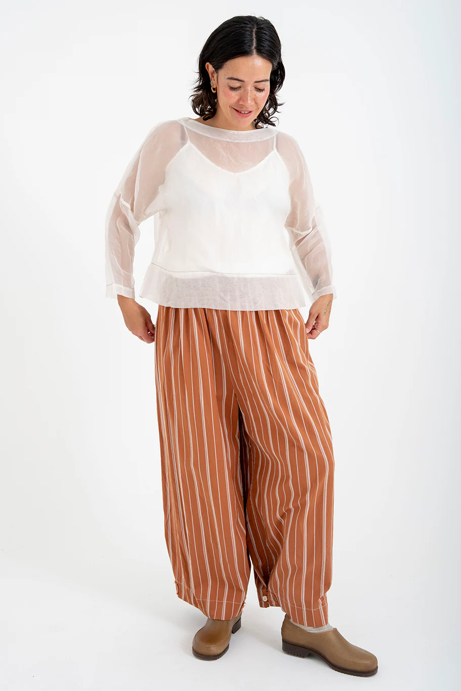 Bukeshla - Briar Box Top - Cream Organza - Image 2
