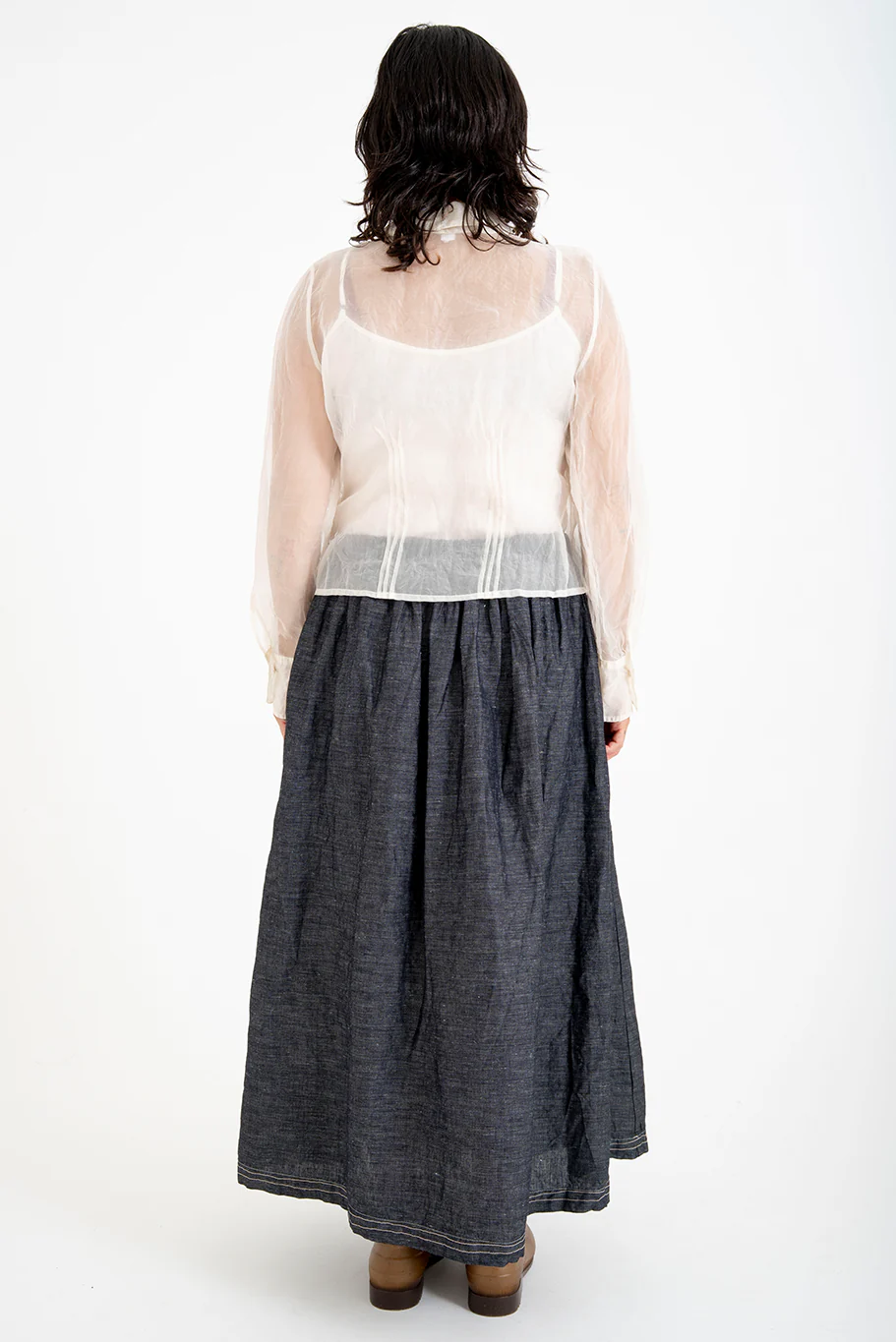 Bukeshla - Florence Blouse - Cream Organza - Image 8