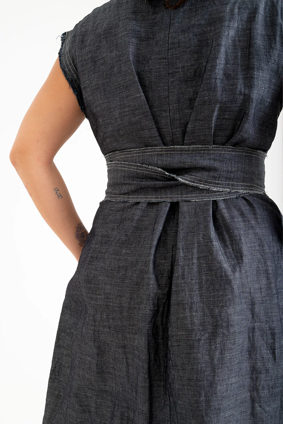 Bukeshla - Flax-Lilly Tie Dress - Image 6