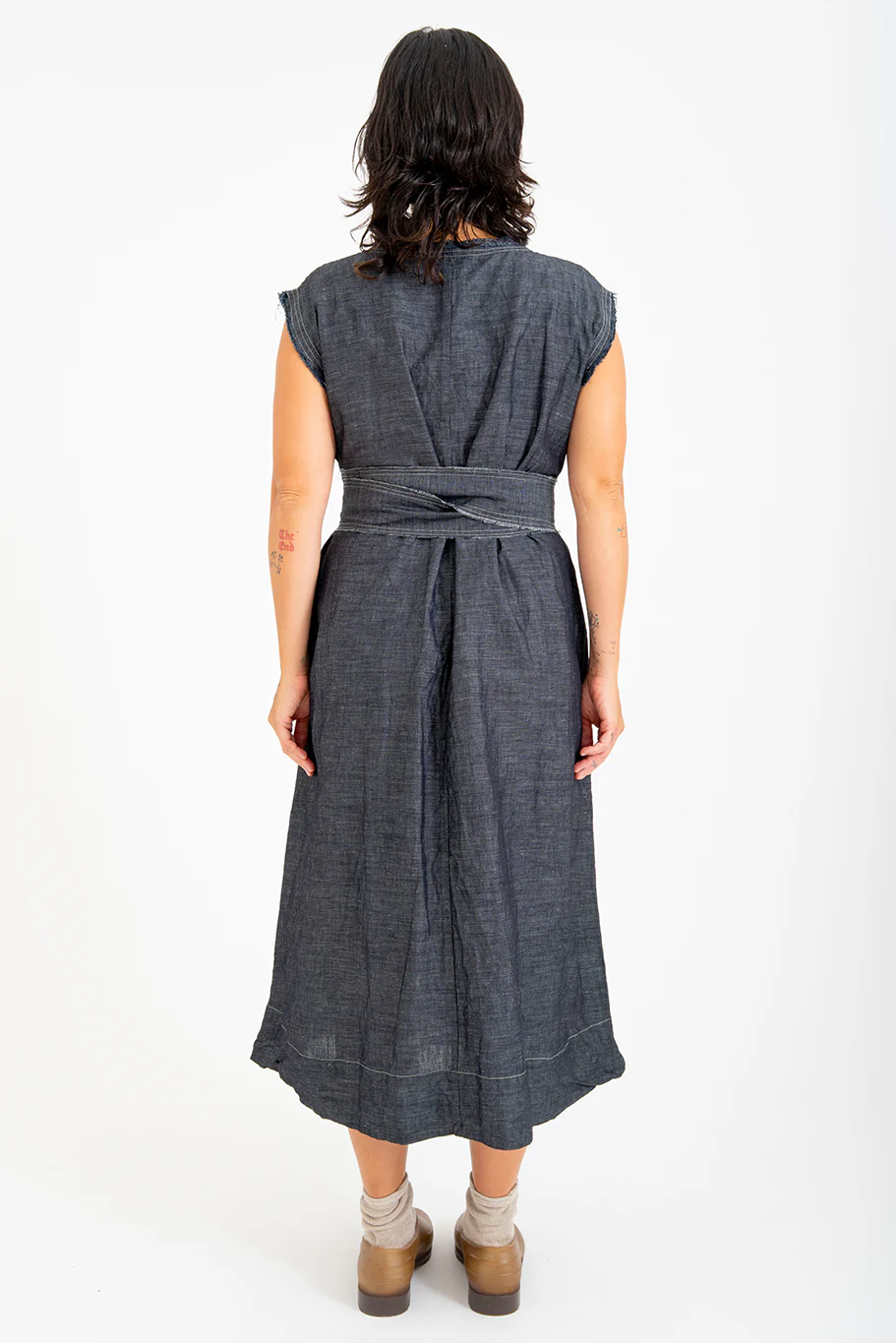Bukeshla - Flax-Lilly Tie Dress - Image 8