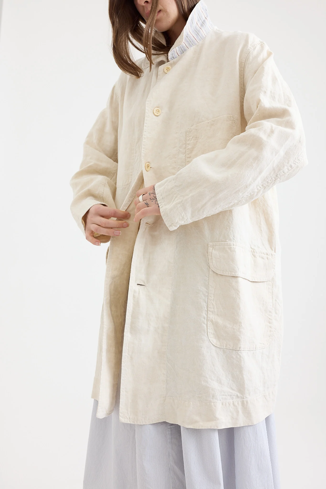 Chez Vidalenc - Malbo Coat - Natural - Image 2