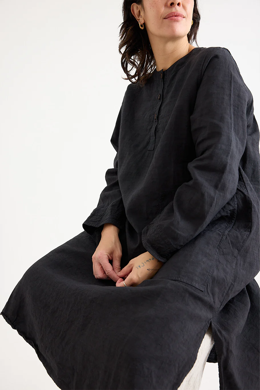 Chez Vidalenc - Chae Dress - Antic Linen - Image 3