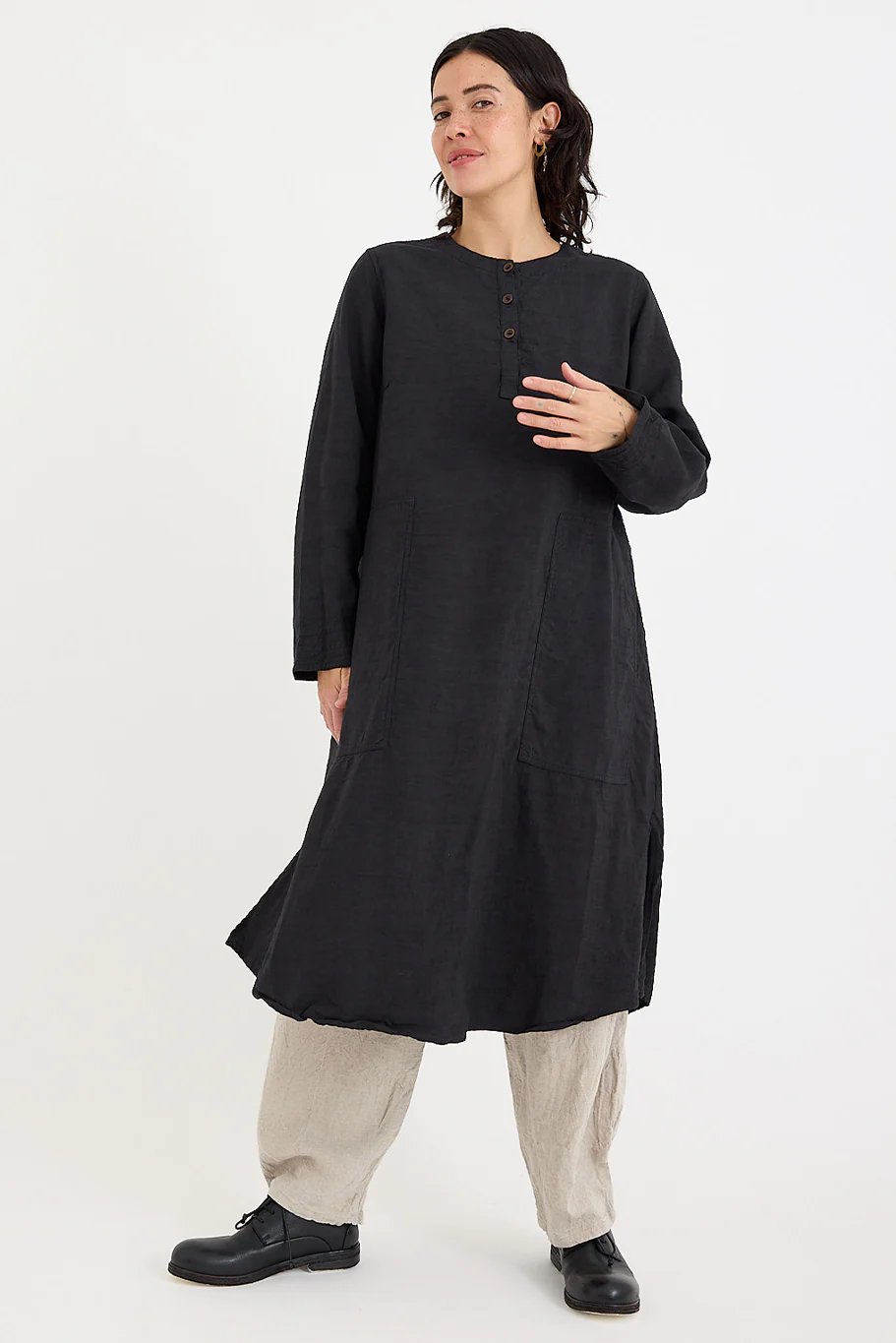 Chez Vidalenc - Chae Dress - Antic Linen - Image 6