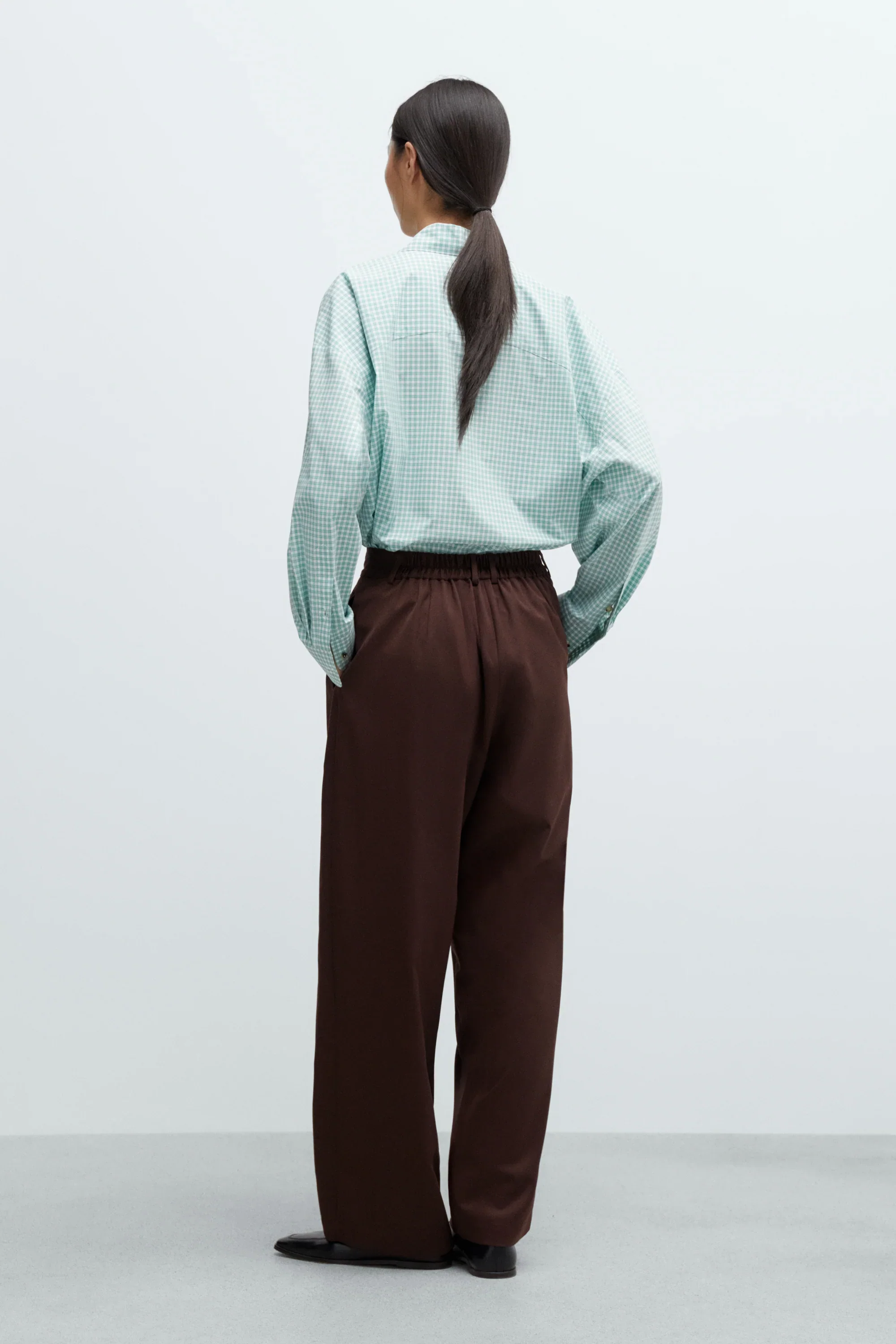 Cordera - Tailored Masculine Pants - Burgundy - Image 3