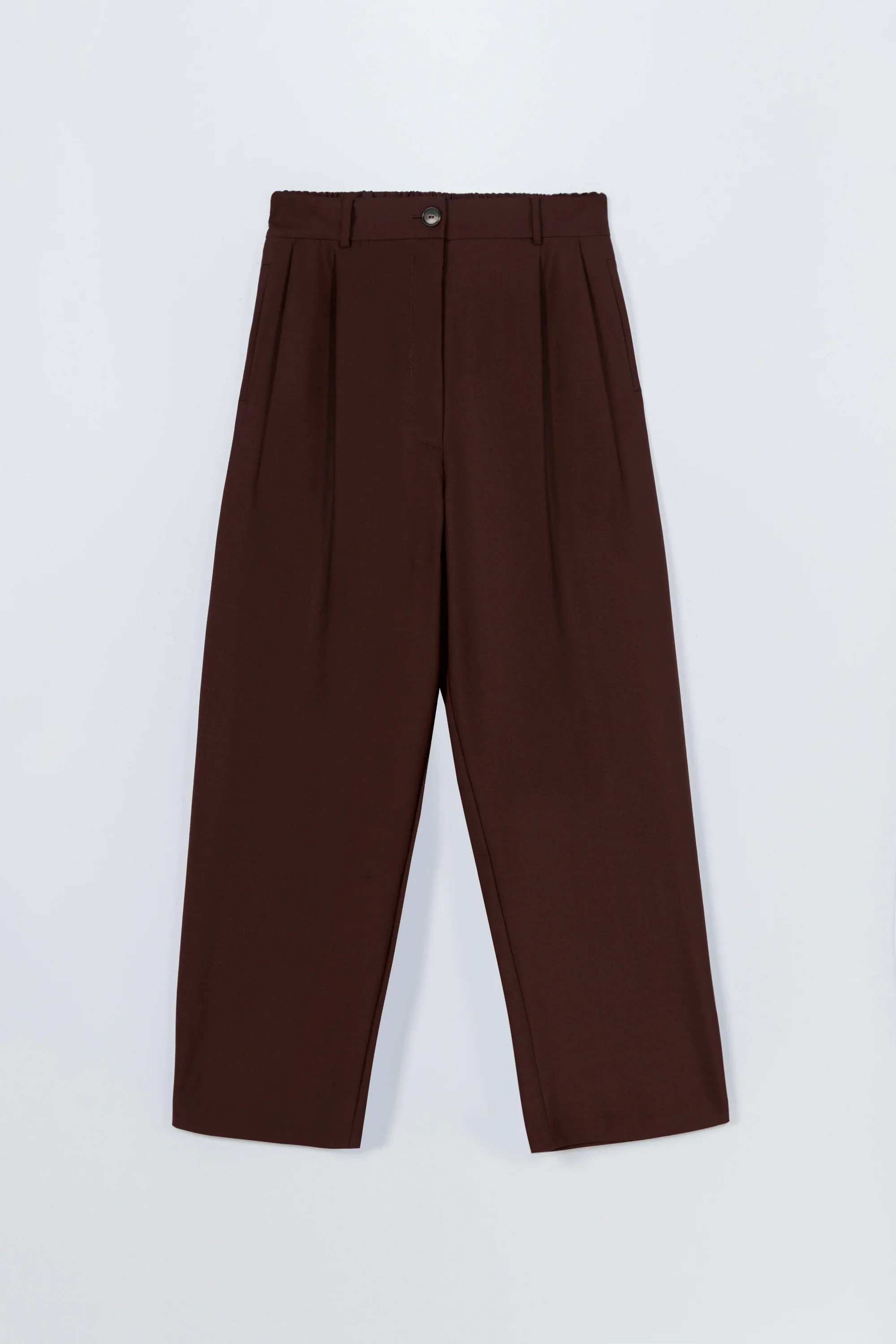 Cordera - Tailored Masculine Pants - Burgundy - Image 5