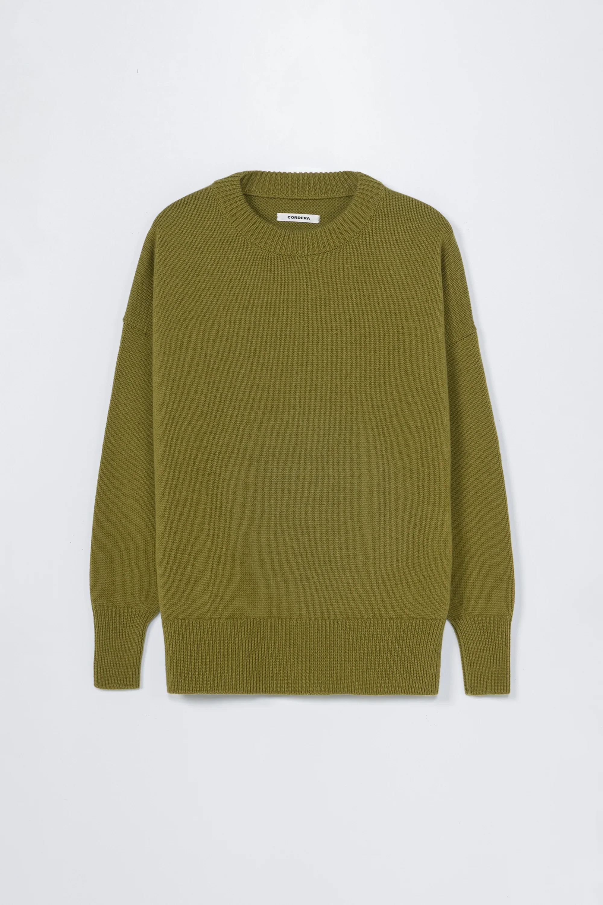Cordera - Merino Wool Oversized Sweater - Woodbine - Image 4