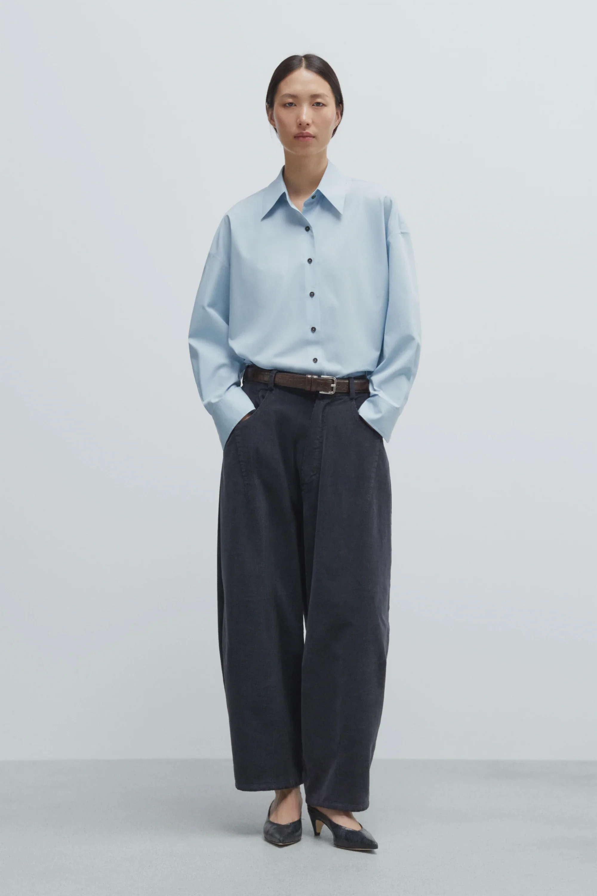 Cordera - Oversized Shirt - Baby Blue