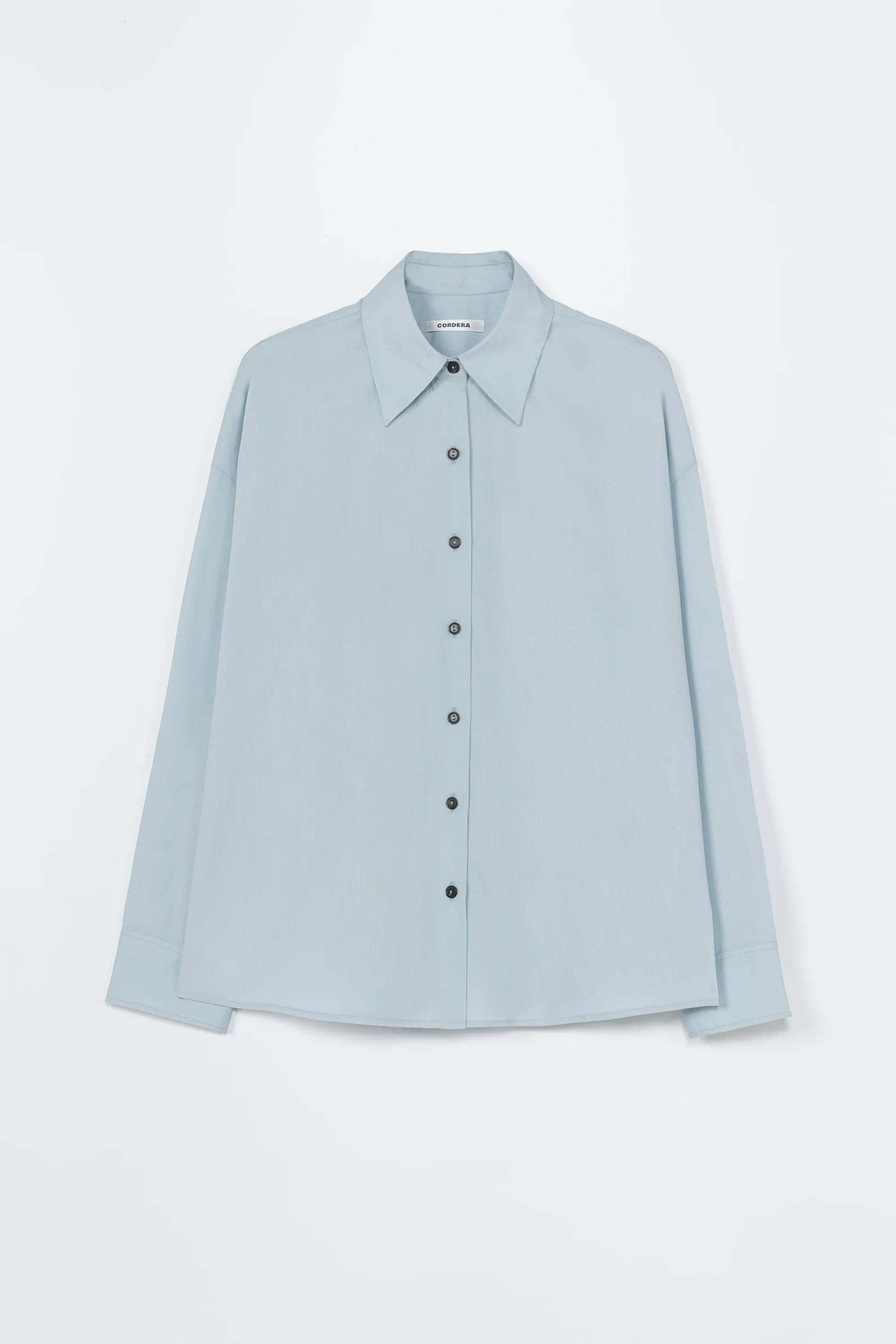 Cordera - Oversized Shirt - Baby Blue - Image 4