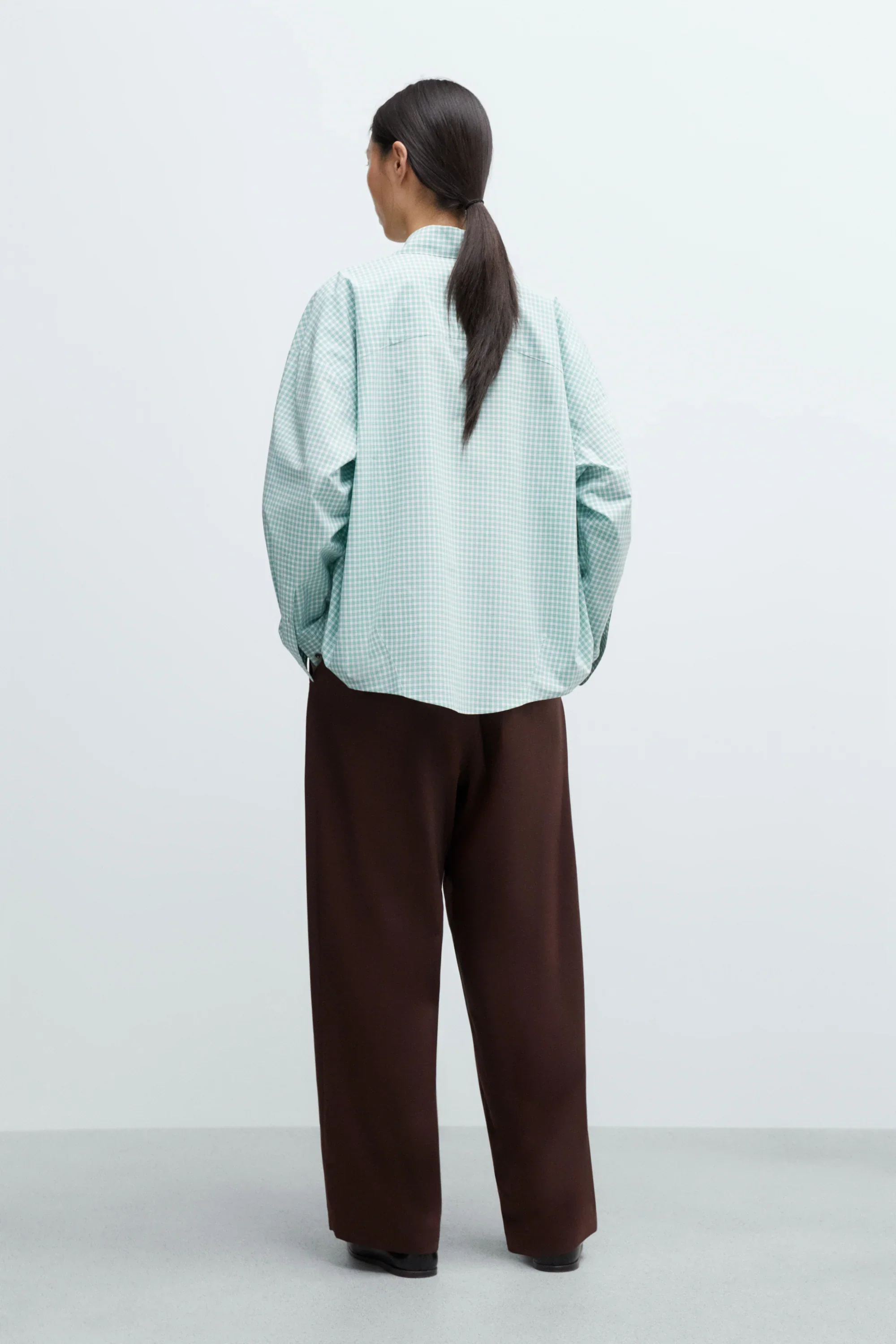 Cordera - Oversized Shirt - Vichy Green - Image 3