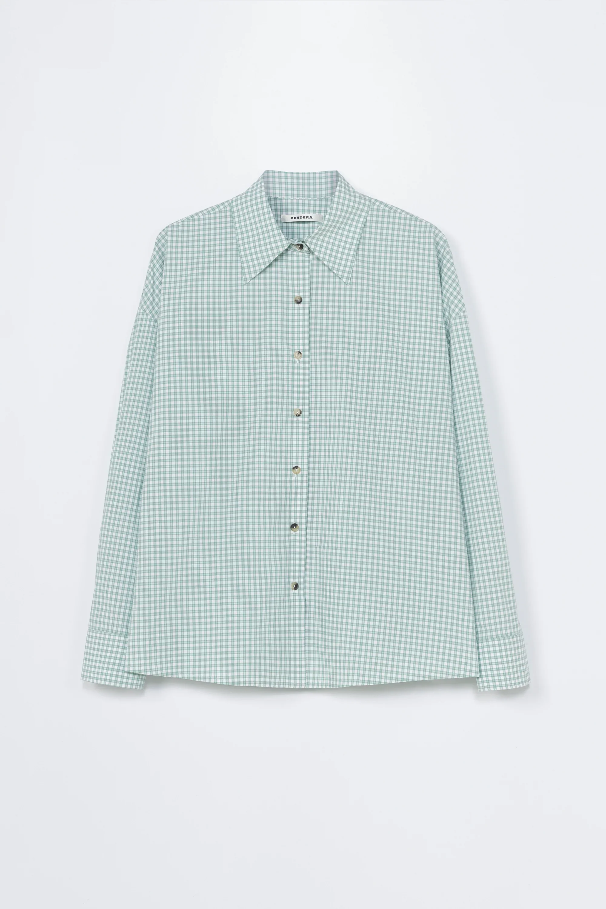 Cordera - Oversized Shirt - Vichy Green - Image 4