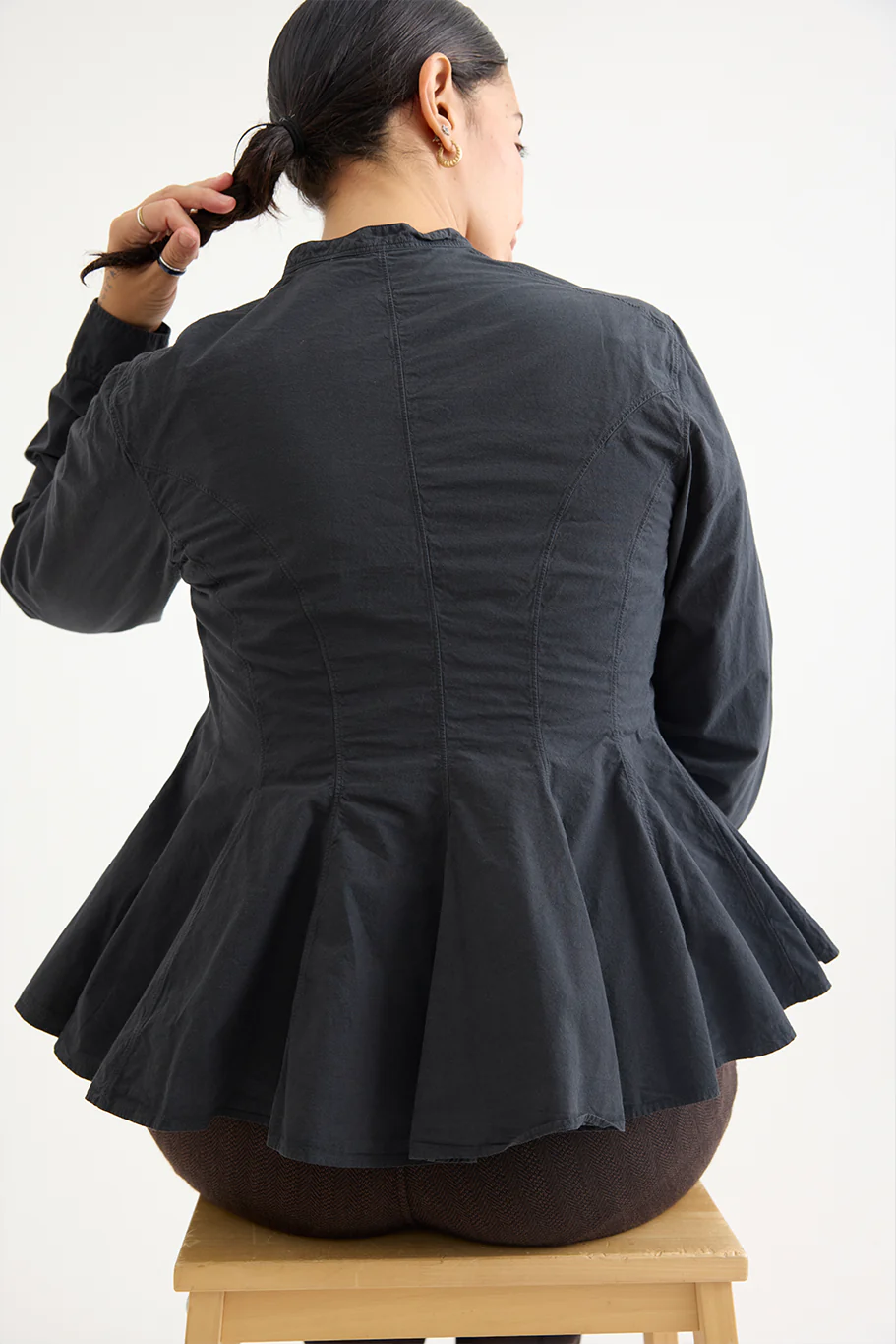 Kaval - Flared Hem Blouse - Image 4