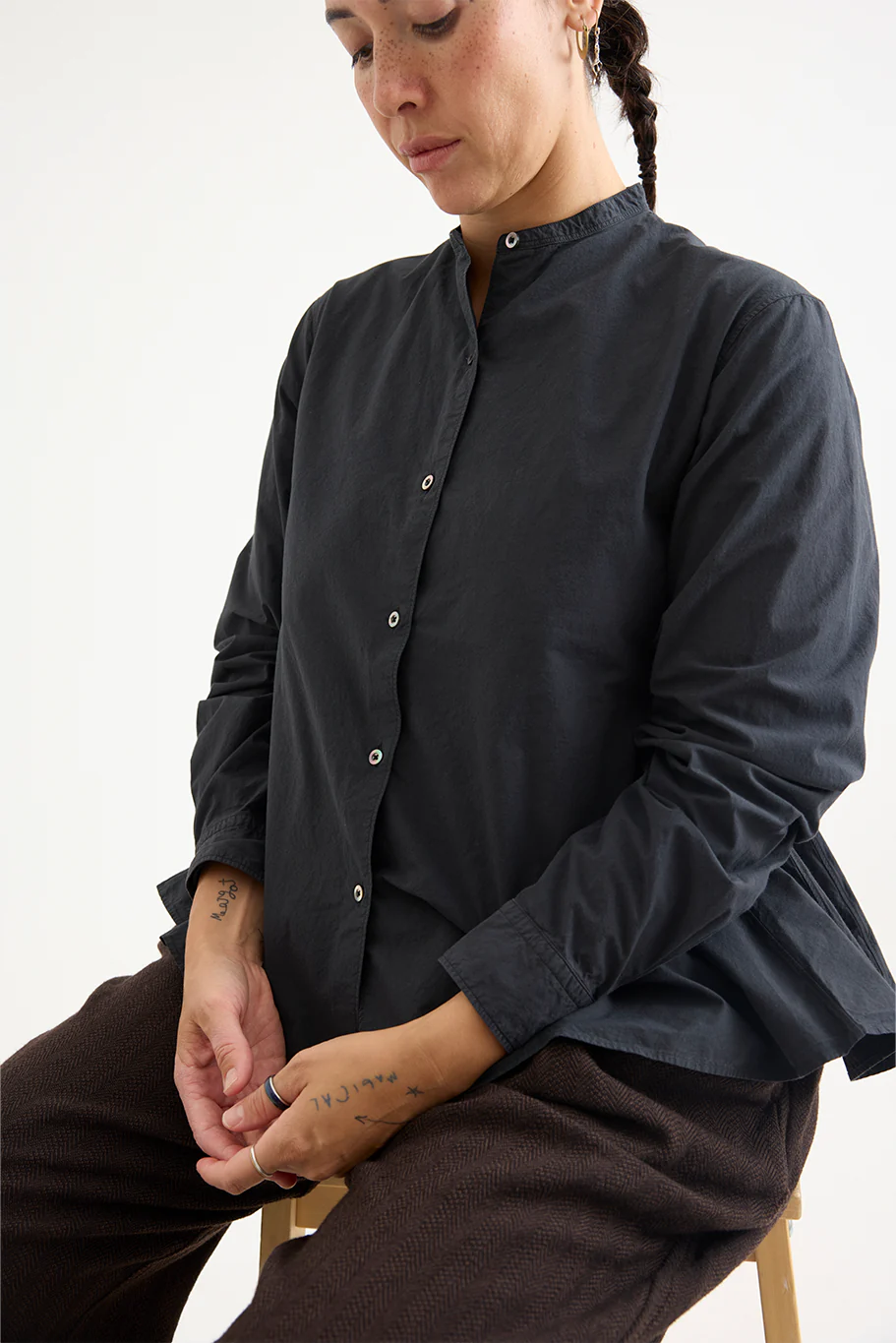 Kaval - Flared Hem Blouse - Image 5