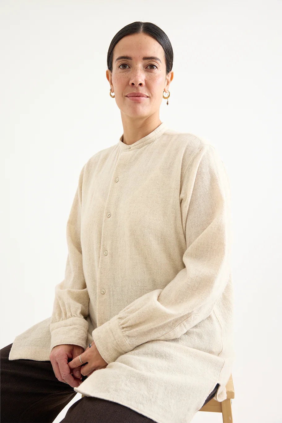 Kaval - Stand Collar Shirt - Image 2