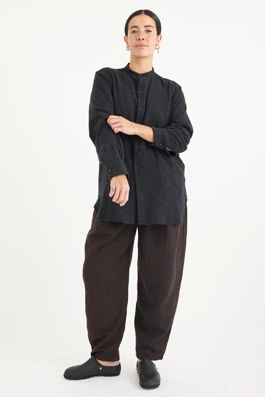 Kaval - Stand Collar Shirt - Image 7