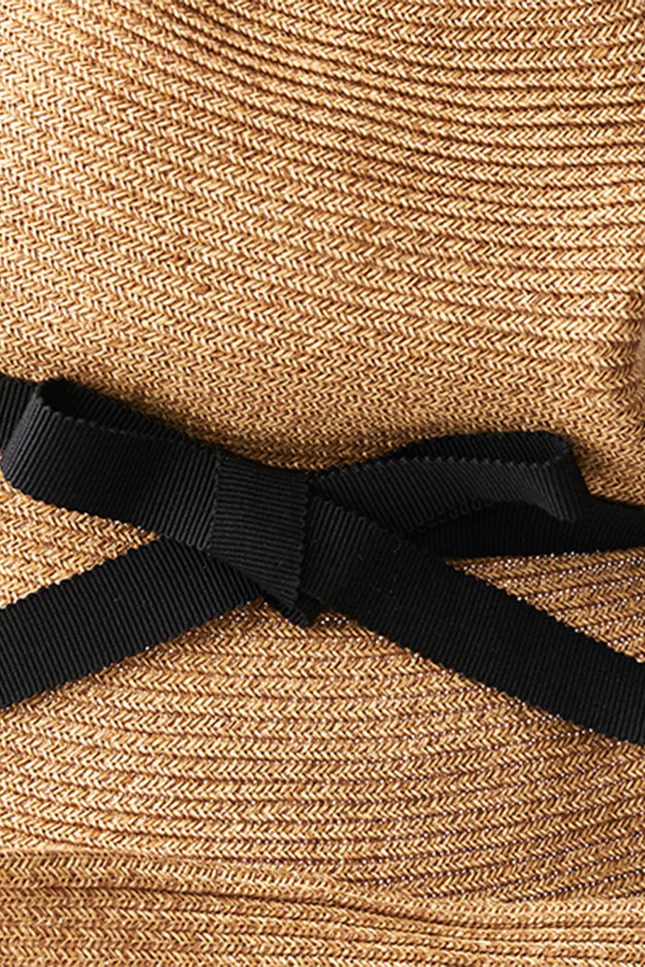 Mature Ha - Boxed Hat 11cm Brim with Ribbon - Mix Brown/Black - Image 5