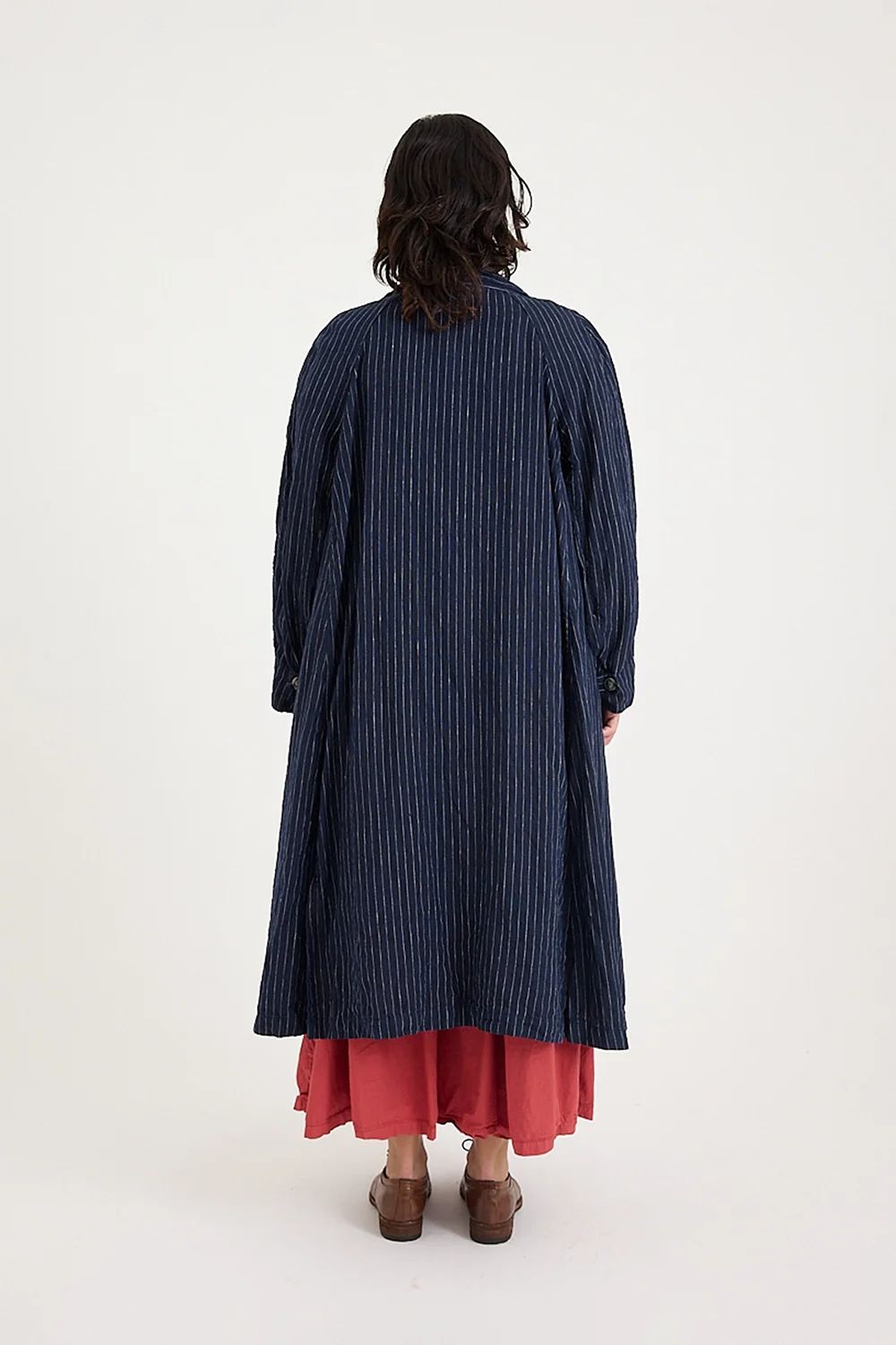 Metta - 1915 Unisex Duster Jacket - Pin Stripe - Image 5
