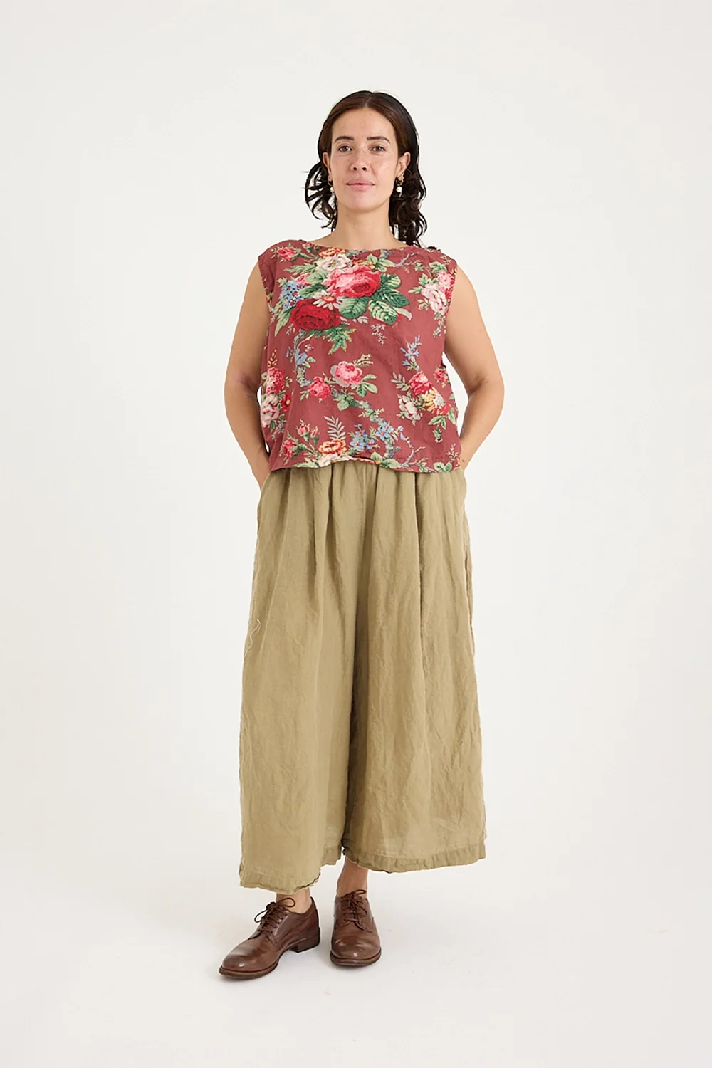 Metta - Anna Top - Sunset Garden Chintz - Image 3