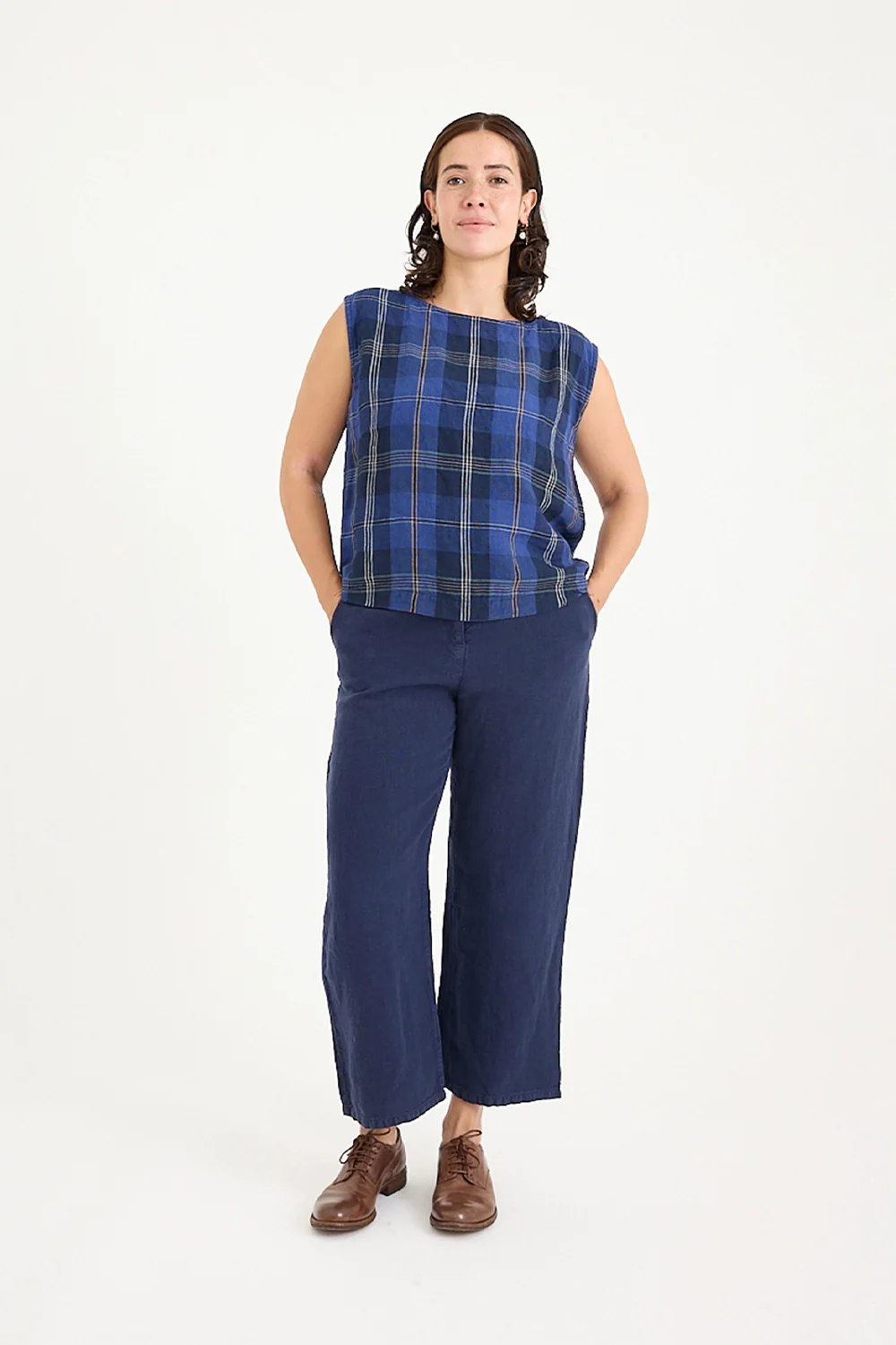 Metta - Anna Top - Tartan Check - Image 4