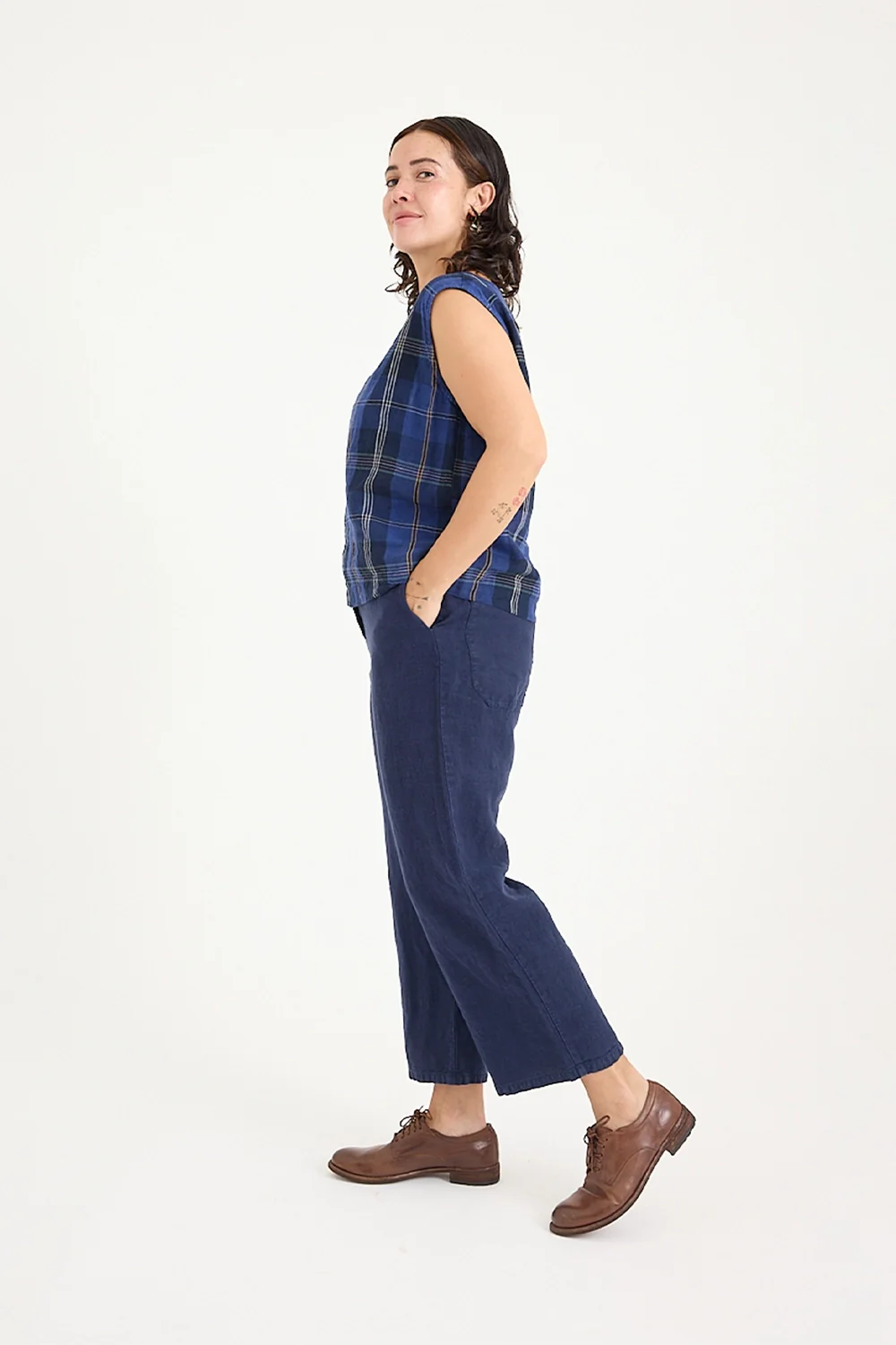 Metta - Anna Top - Tartan Check - Image 5