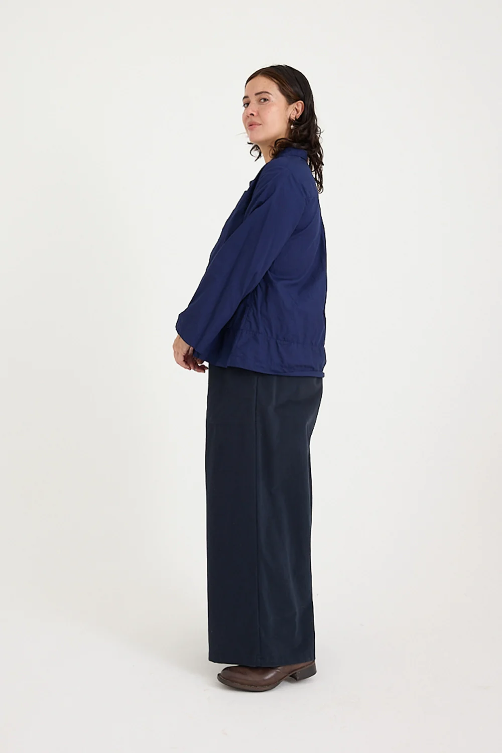 Metta - Aya Wide Pleat Pant - Brushed Cotton Twill - Image 4