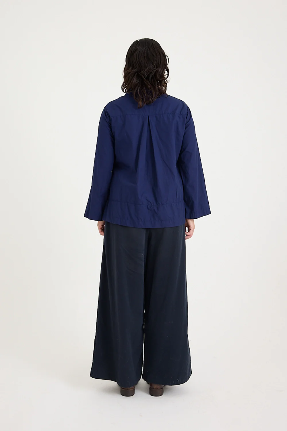 Metta - Aya Wide Pleat Pant - Brushed Cotton Twill - Image 5